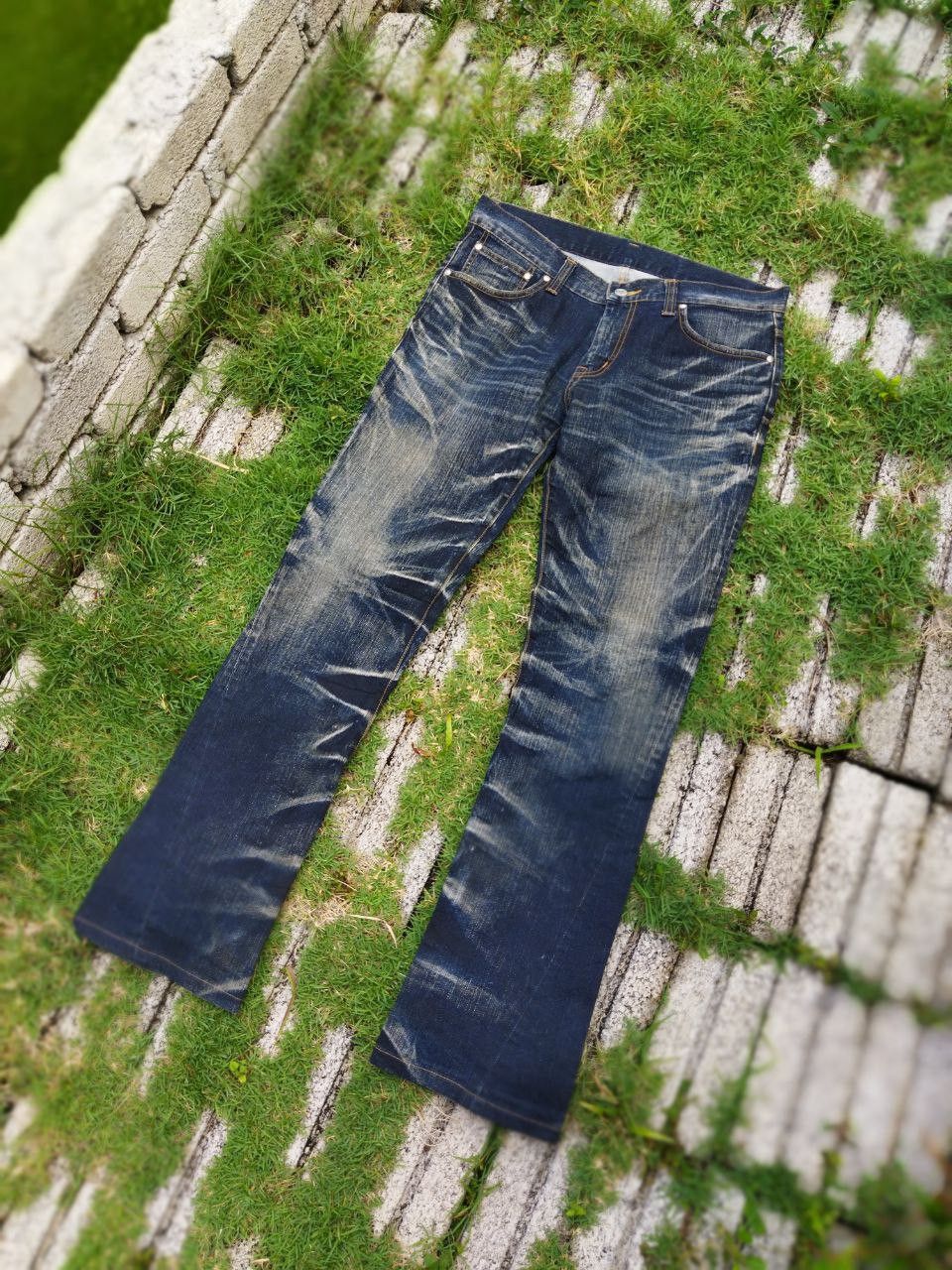Tornado Mart Vintage Tornado Mart Japan Distressed Flared Jeans Size US 34 / EU 50 - 2 Thumbnail