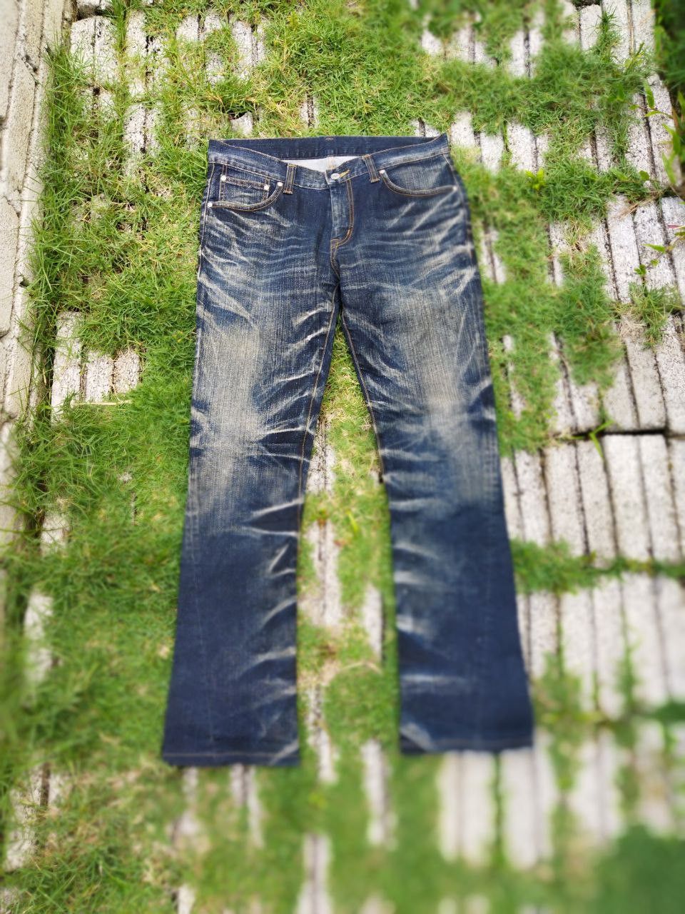 Tornado Mart Vintage Tornado Mart Japan Distressed Flared Jeans Size US 34 / EU 50 - 1 Thumbnail