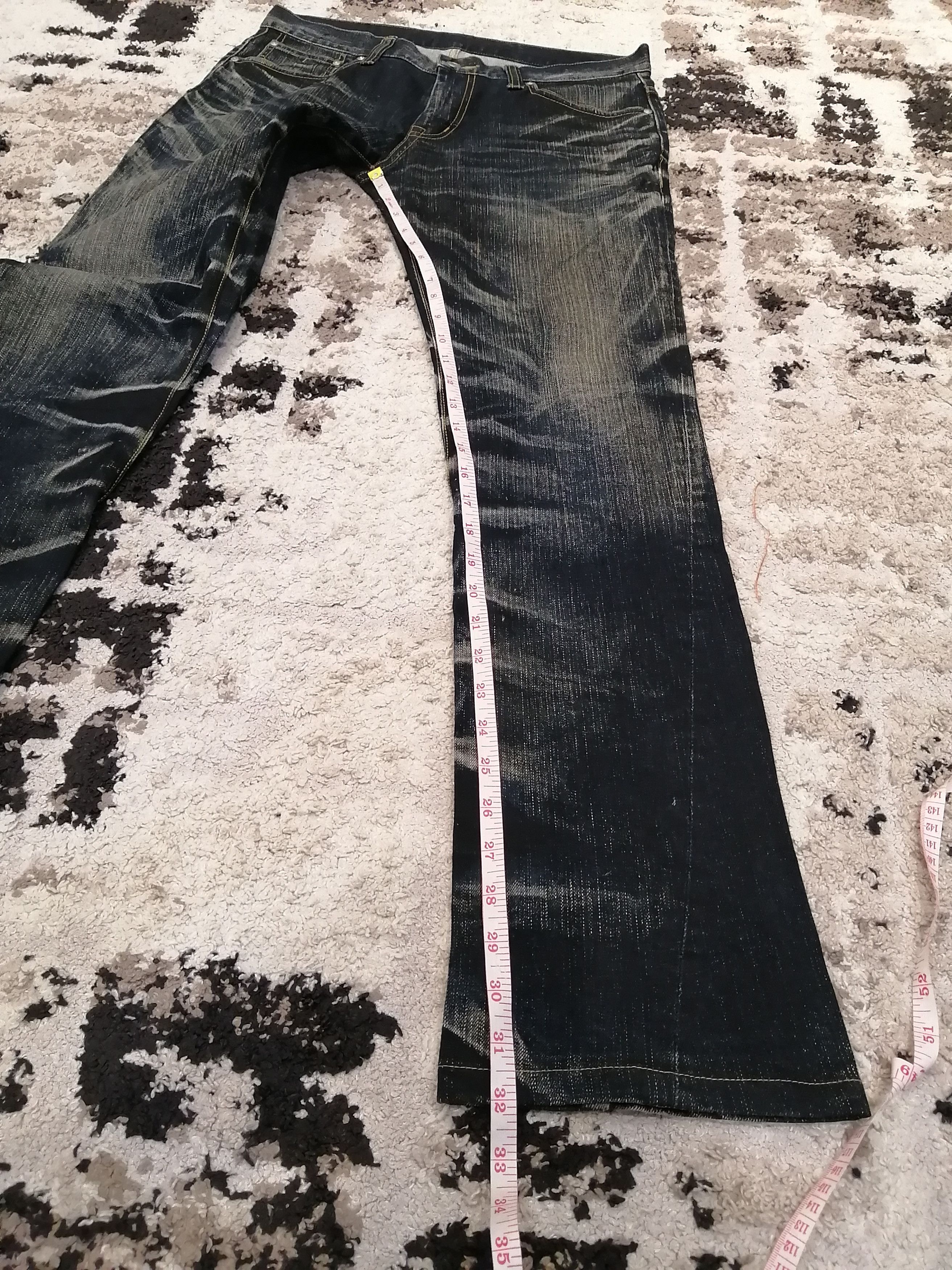 Tornado Mart Vintage Tornado Mart Japan Distressed Flared Jeans Size US 34 / EU 50 - 17 Thumbnail