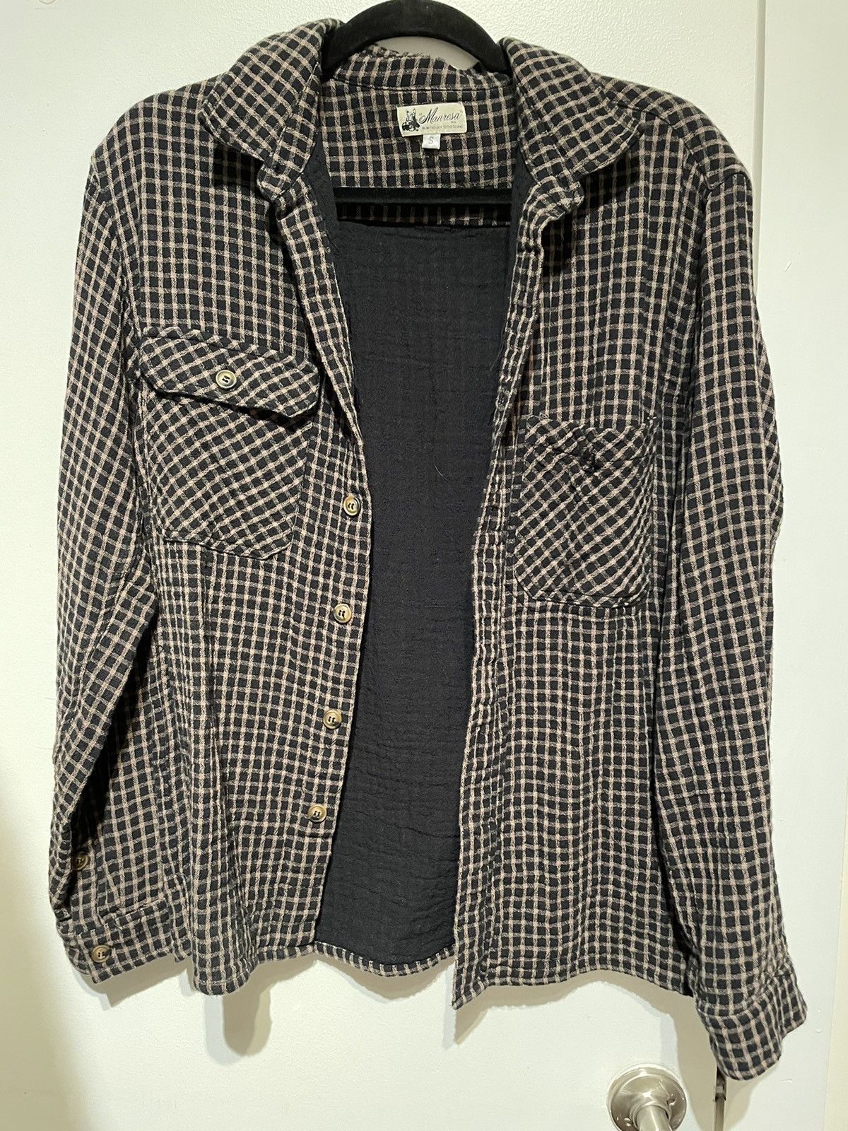Lachlan Overshirt (Black and Brown)