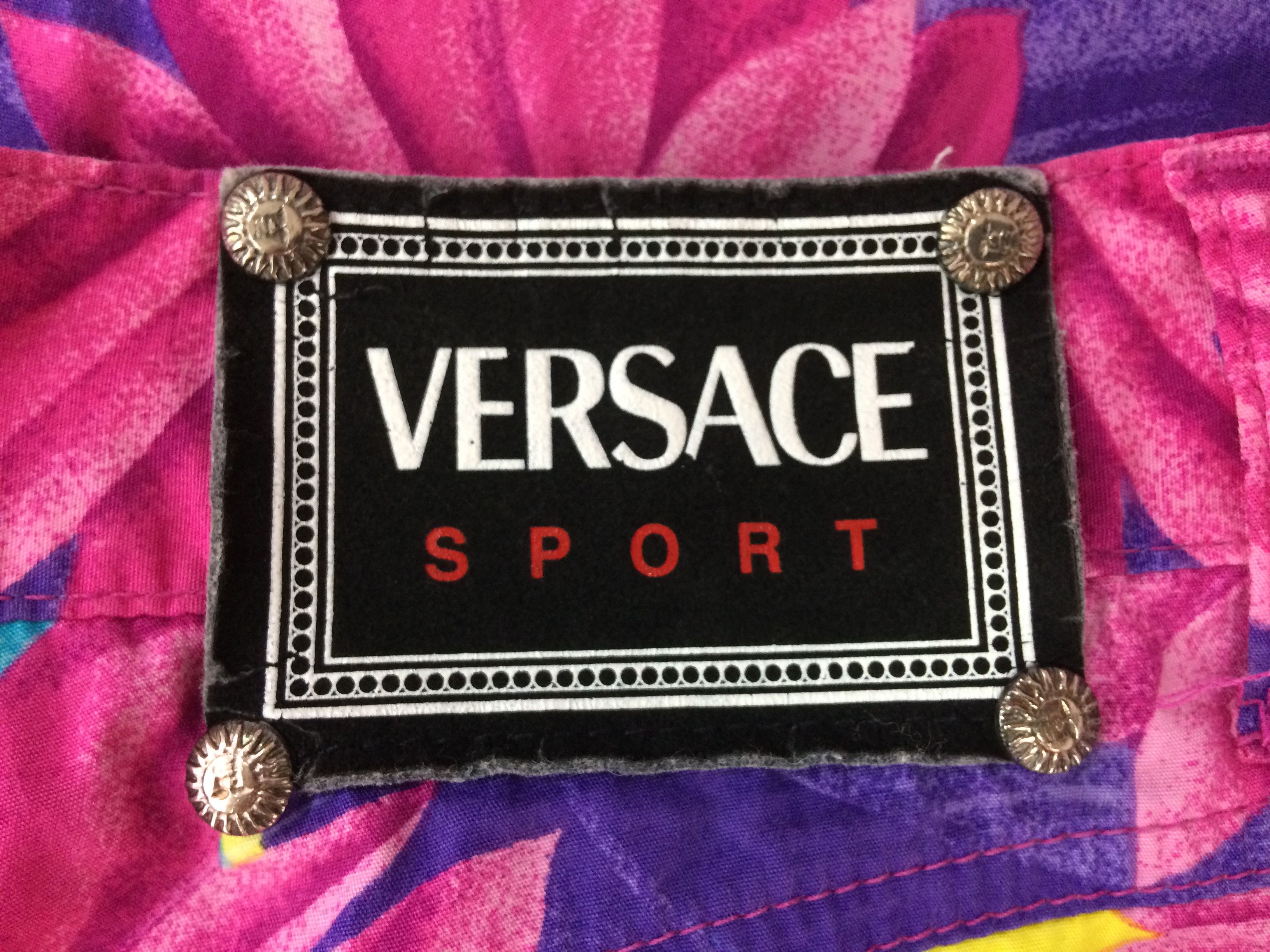 Versace × Vintage Vtg Versace Sport Pants Jeans High Fashion Hip Hop 90s Girl Size US 27 - 6 Thumbnail