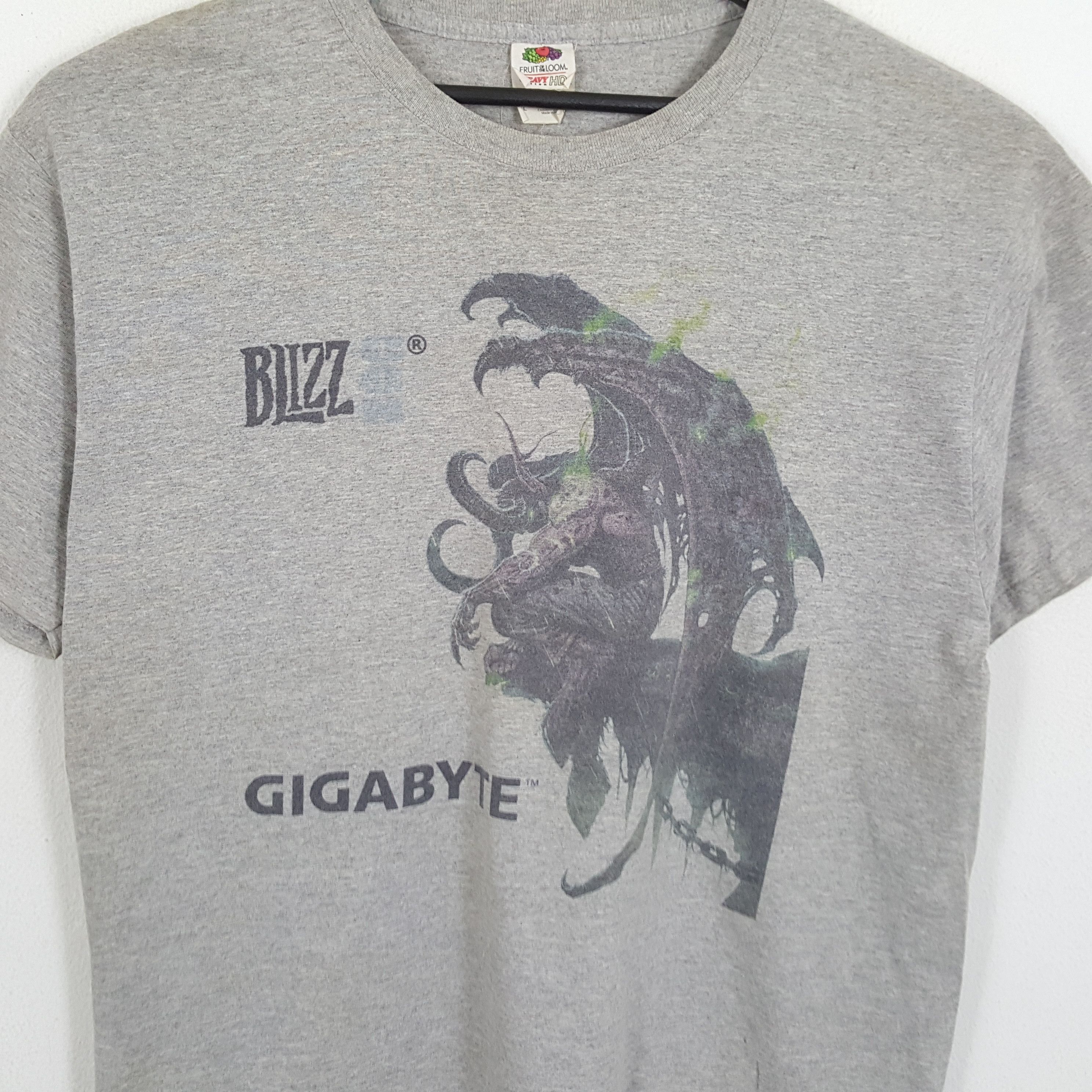 Playstation × The Game × Vintage BLIZZCON GIGABYTE Playstation Video Games Vintage Tshirt Size US L / EU 52-54 / 3 - 2 Thumbnail