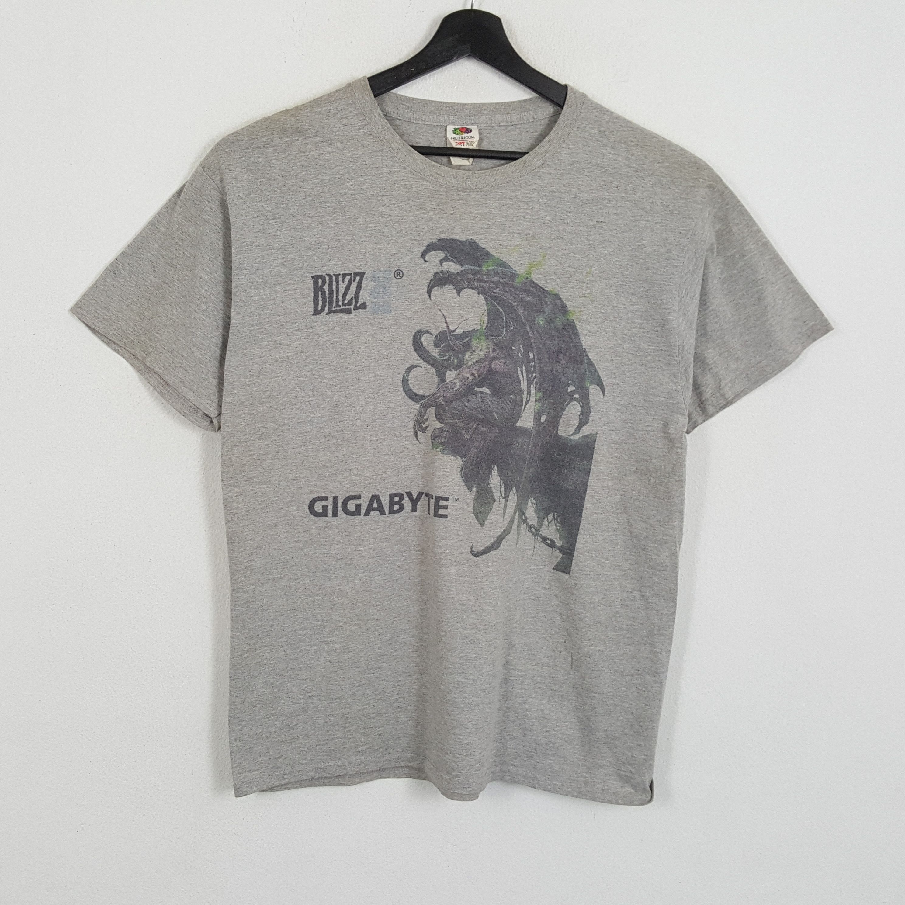 Playstation × The Game × Vintage BLIZZCON GIGABYTE Playstation Video Games Vintage Tshirt Size US L / EU 52-54 / 3 - 1 Thumbnail