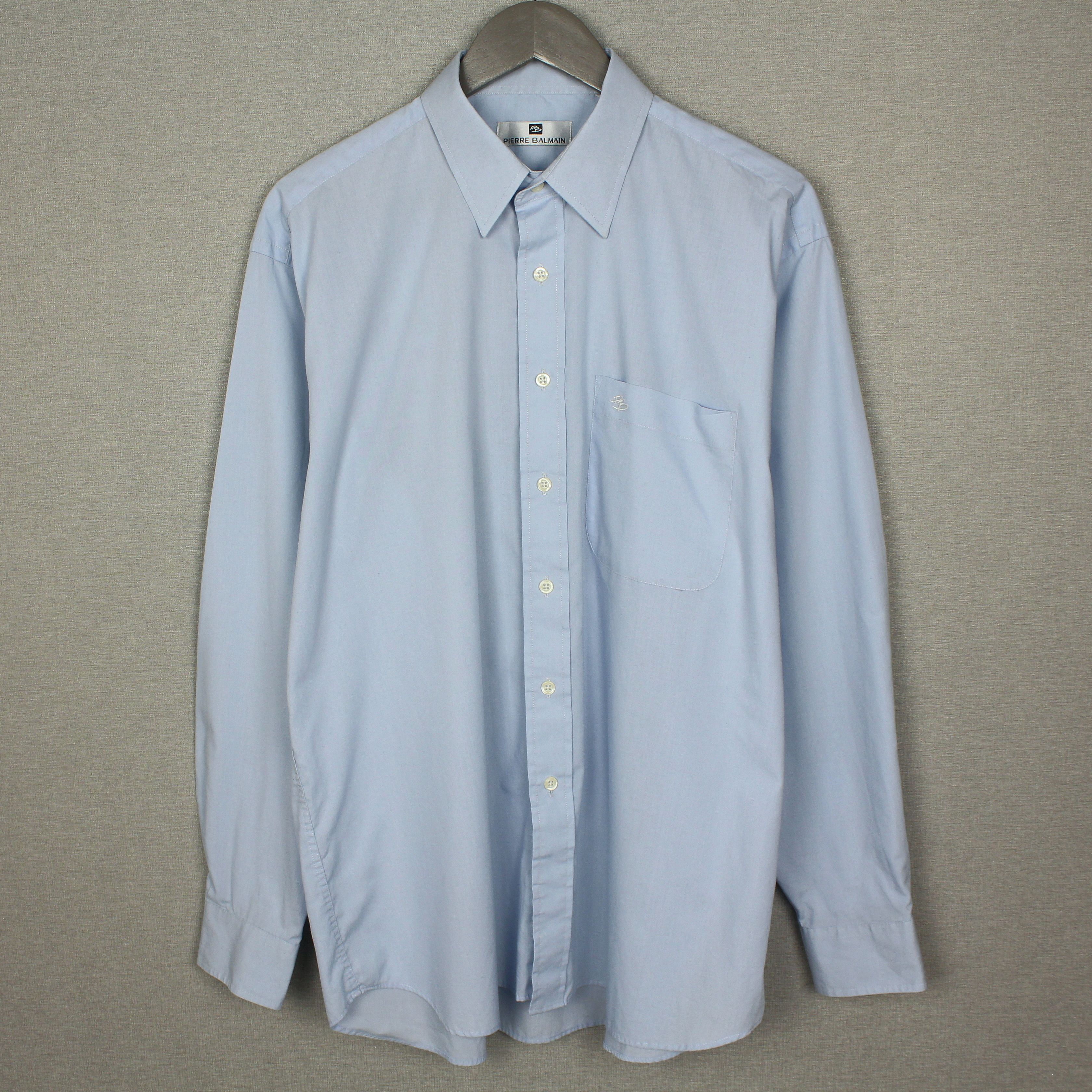 Balmain Pierre Balmain Longsleeve Shirt Size 17 XXL Size US XXL / EU 58 / 5 - 3 Thumbnail