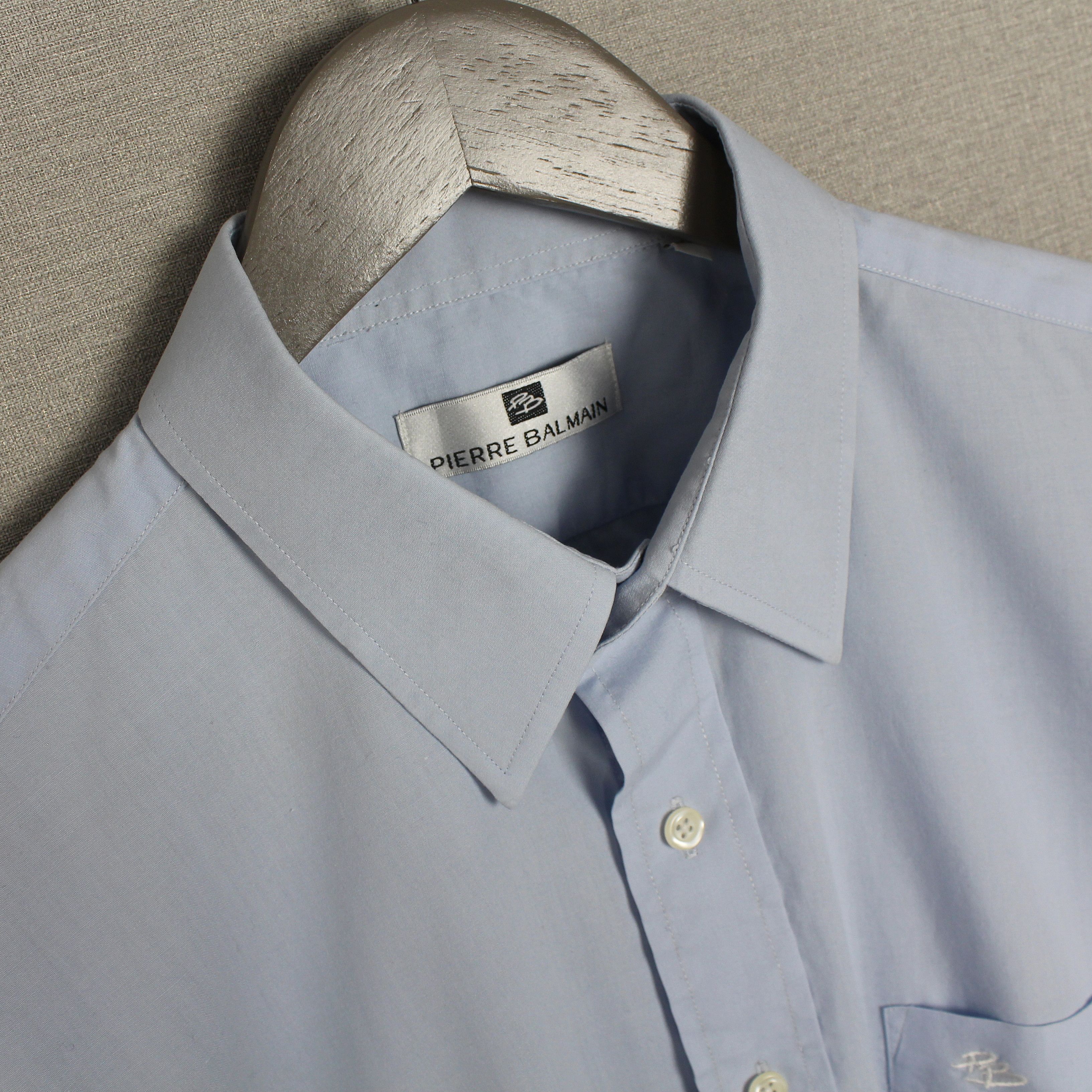 Balmain Pierre Balmain Longsleeve Shirt Size 17 XXL Size US XXL / EU 58 / 5 - 5 Thumbnail