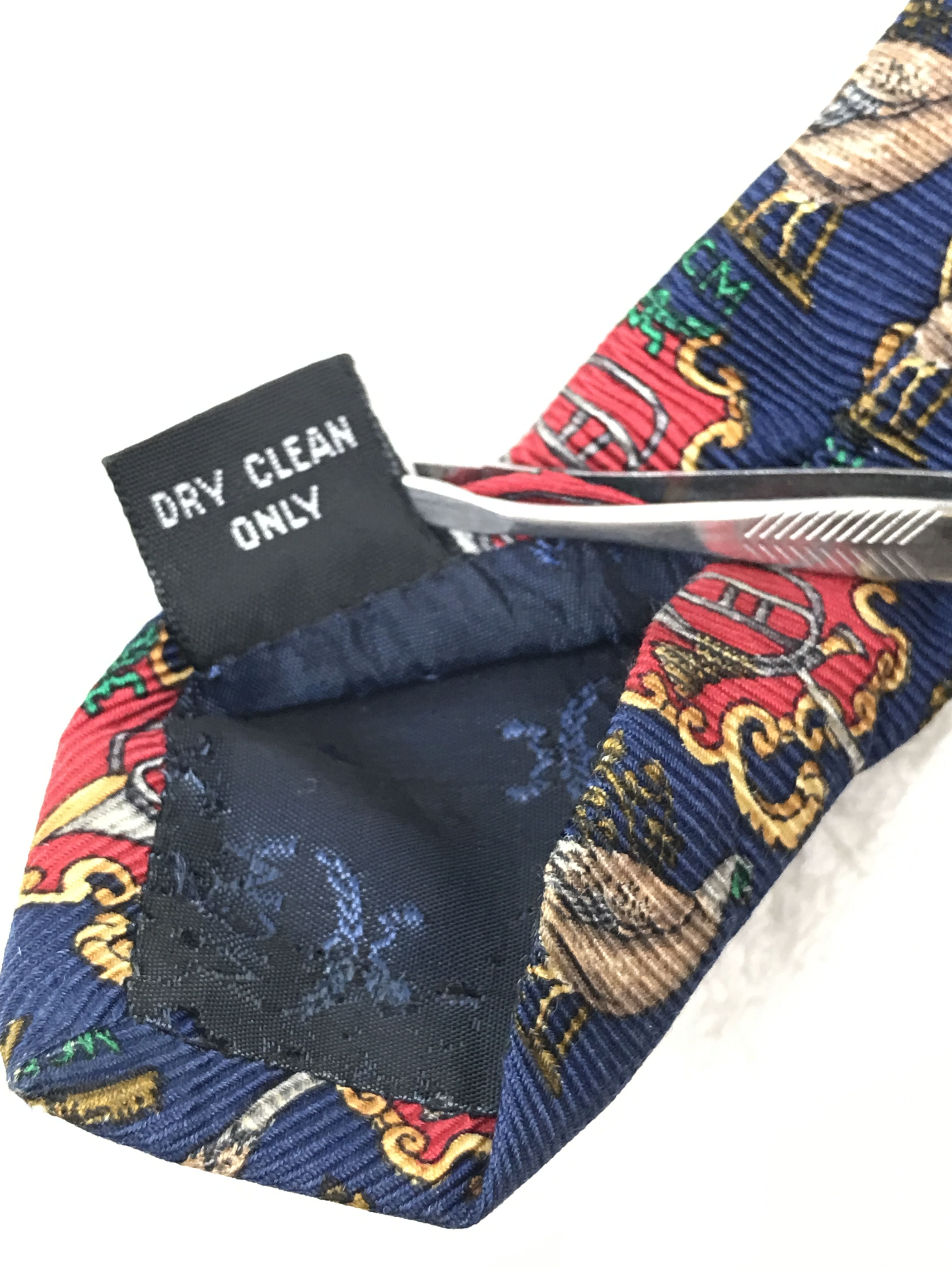 MCM × Vintage MCM301 Vintage MCM Necktie Pure Silk Size ONE SIZE - 9 Thumbnail