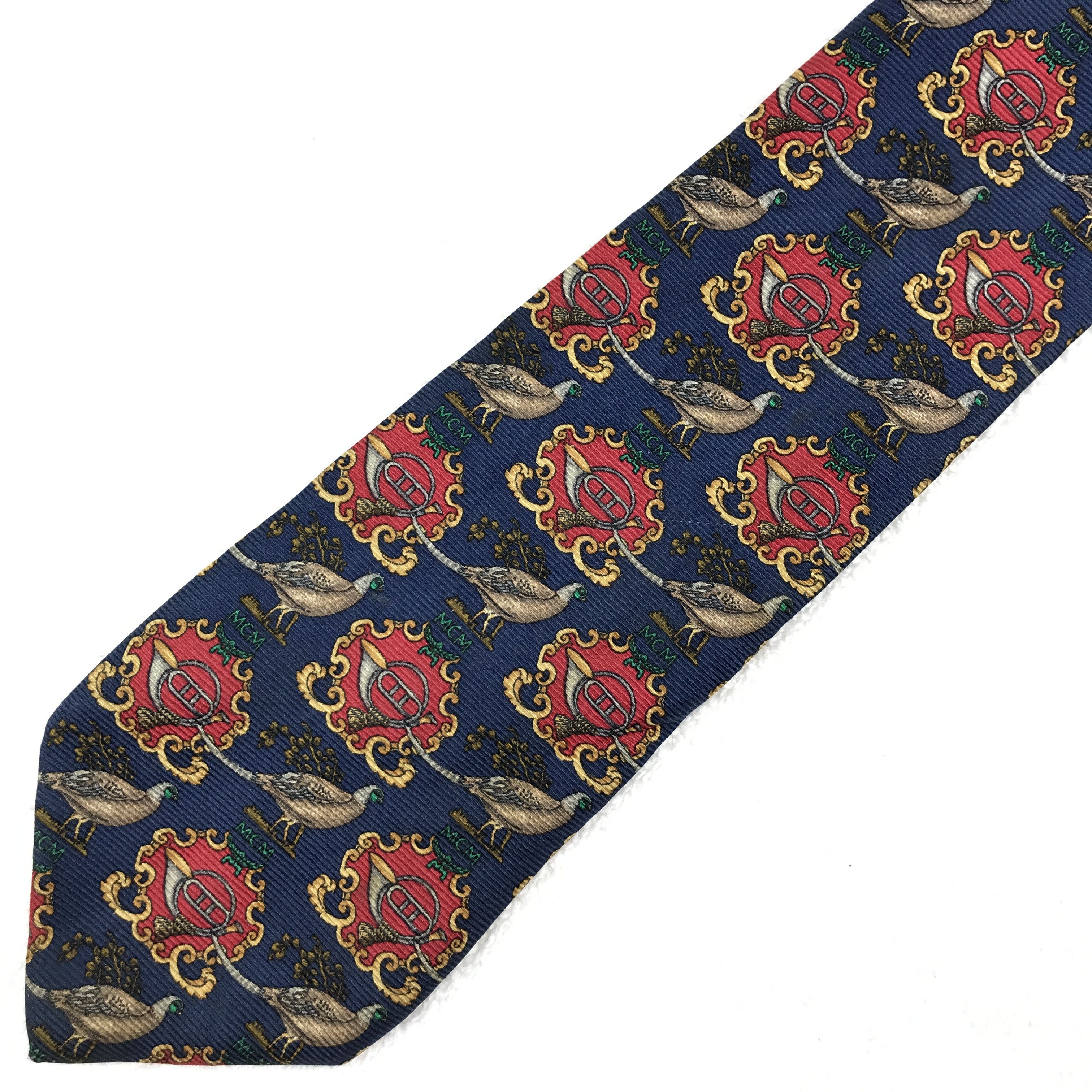 MCM × Vintage MCM301 Vintage MCM Necktie Pure Silk Size ONE SIZE - 5 Thumbnail