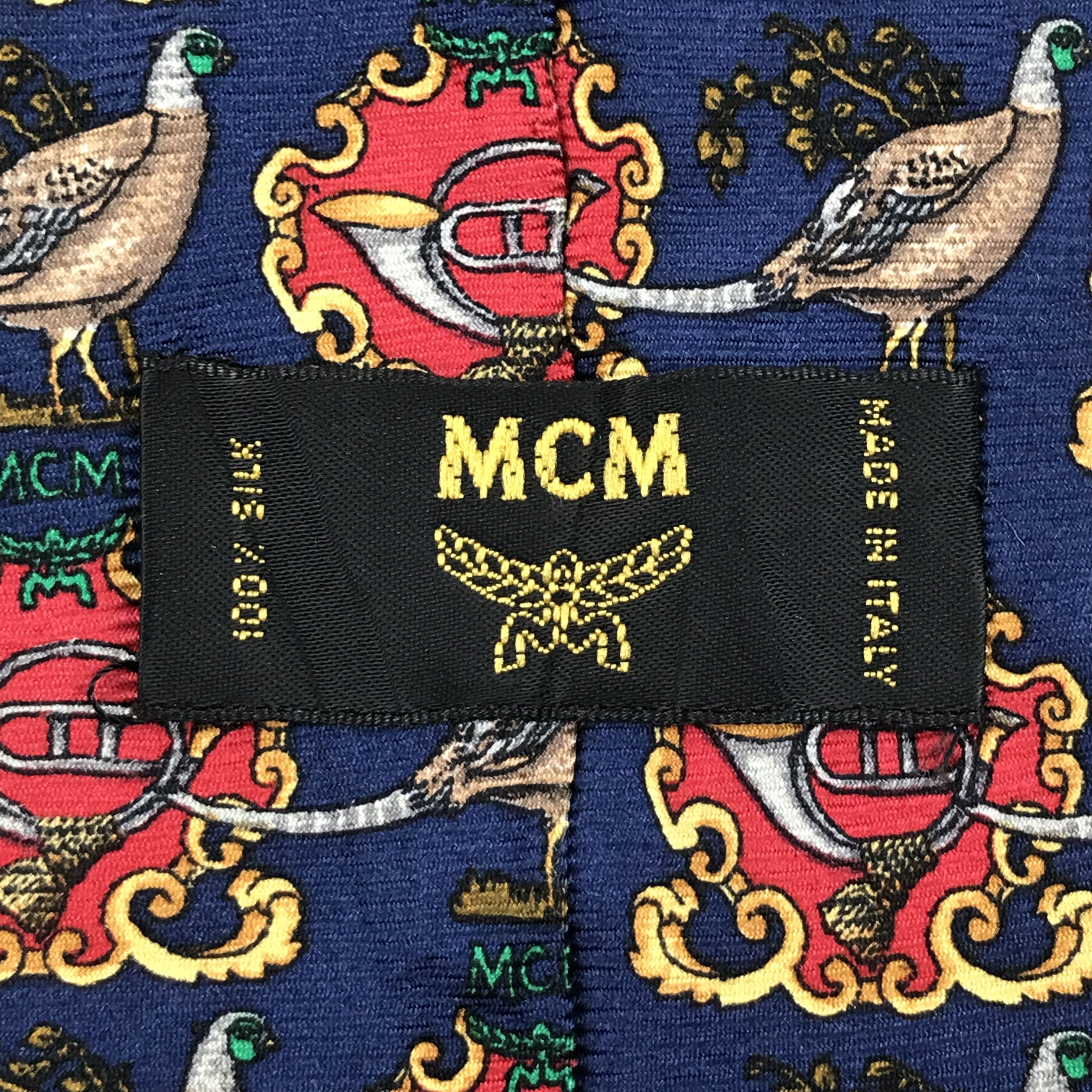 MCM × Vintage MCM301 Vintage MCM Necktie Pure Silk Size ONE SIZE - 10 Thumbnail