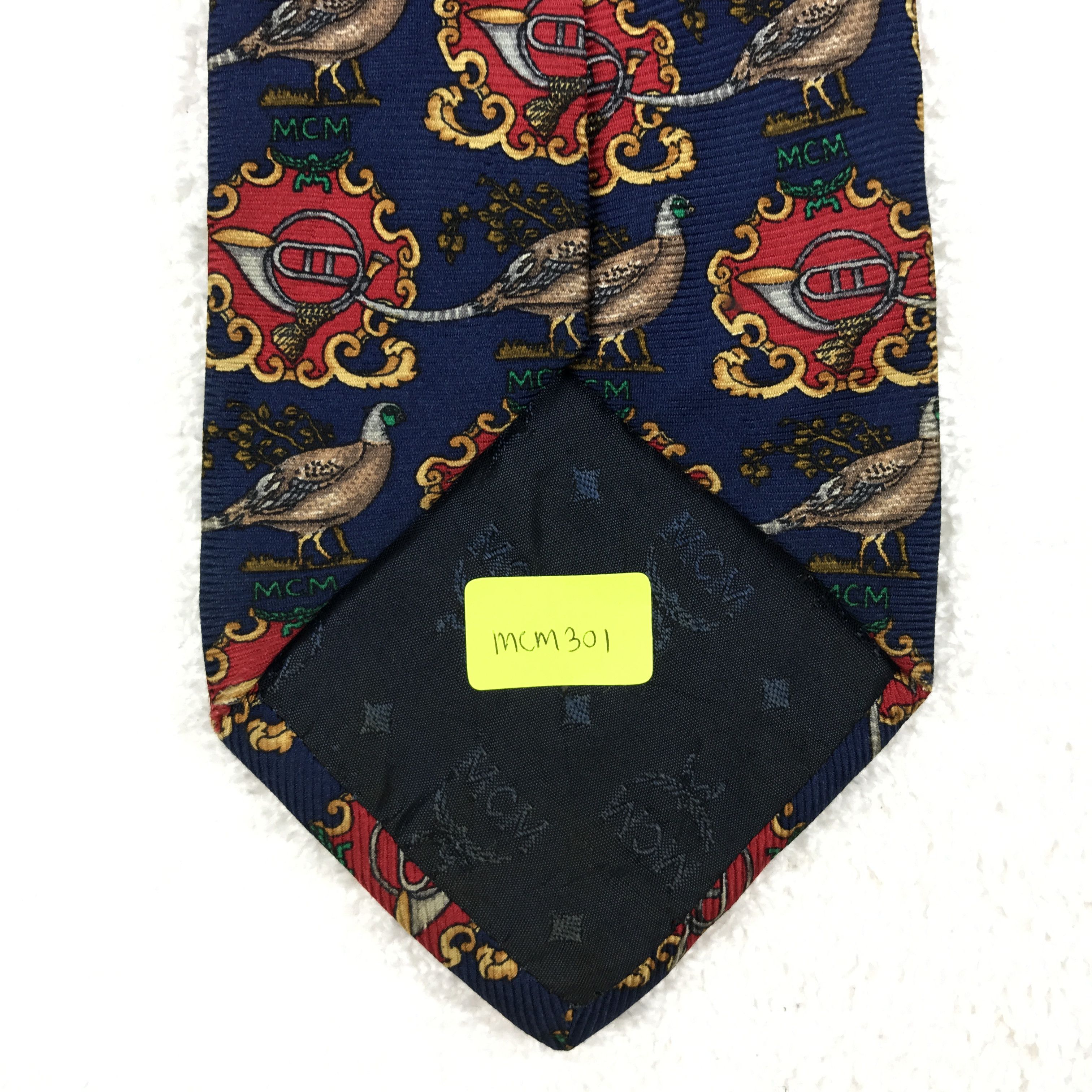 MCM × Vintage MCM301 Vintage MCM Necktie Pure Silk Size ONE SIZE - 11 Thumbnail