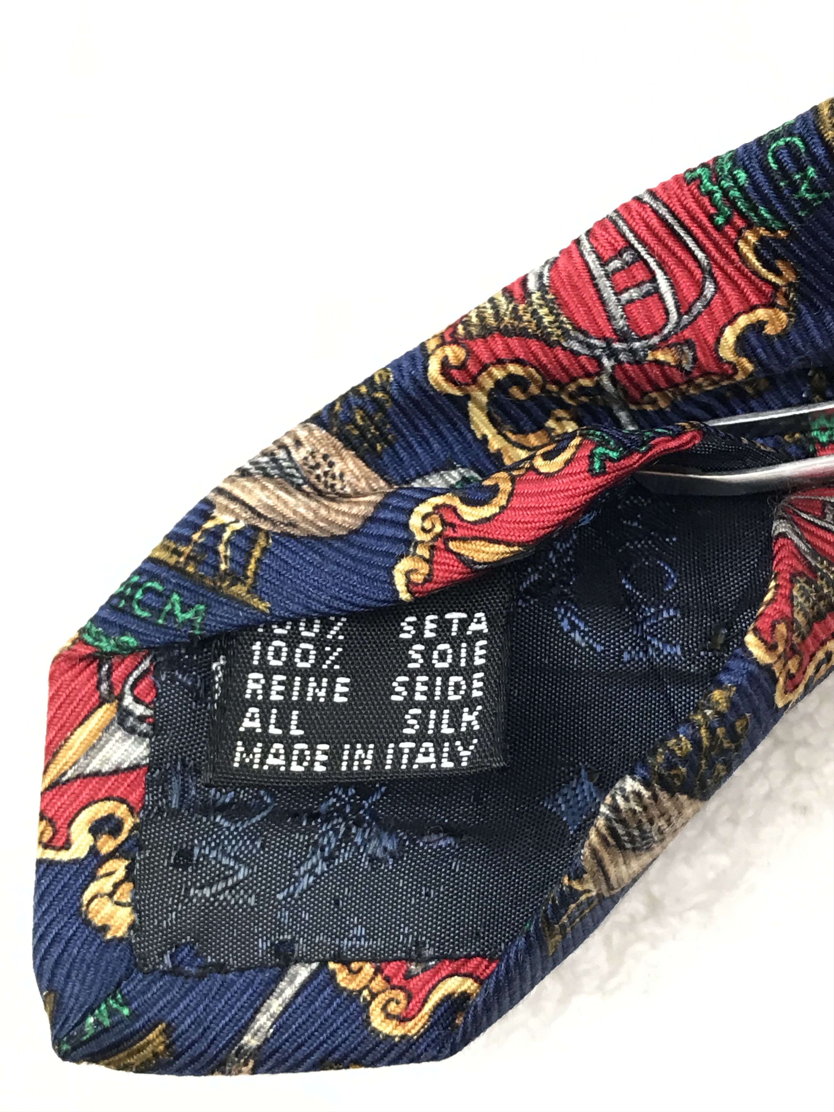MCM × Vintage MCM301 Vintage MCM Necktie Pure Silk Size ONE SIZE - 8 Thumbnail