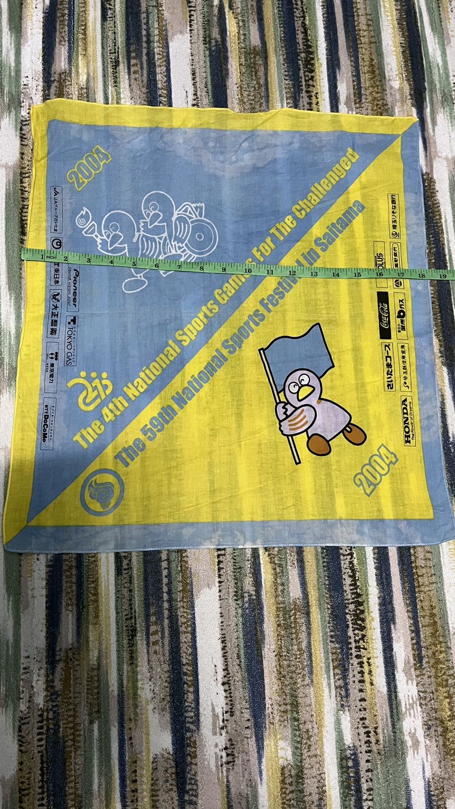 Honda Vintage HONDA Handkerchief Neckerchief Bandana Size ONE SIZE - 5 Thumbnail