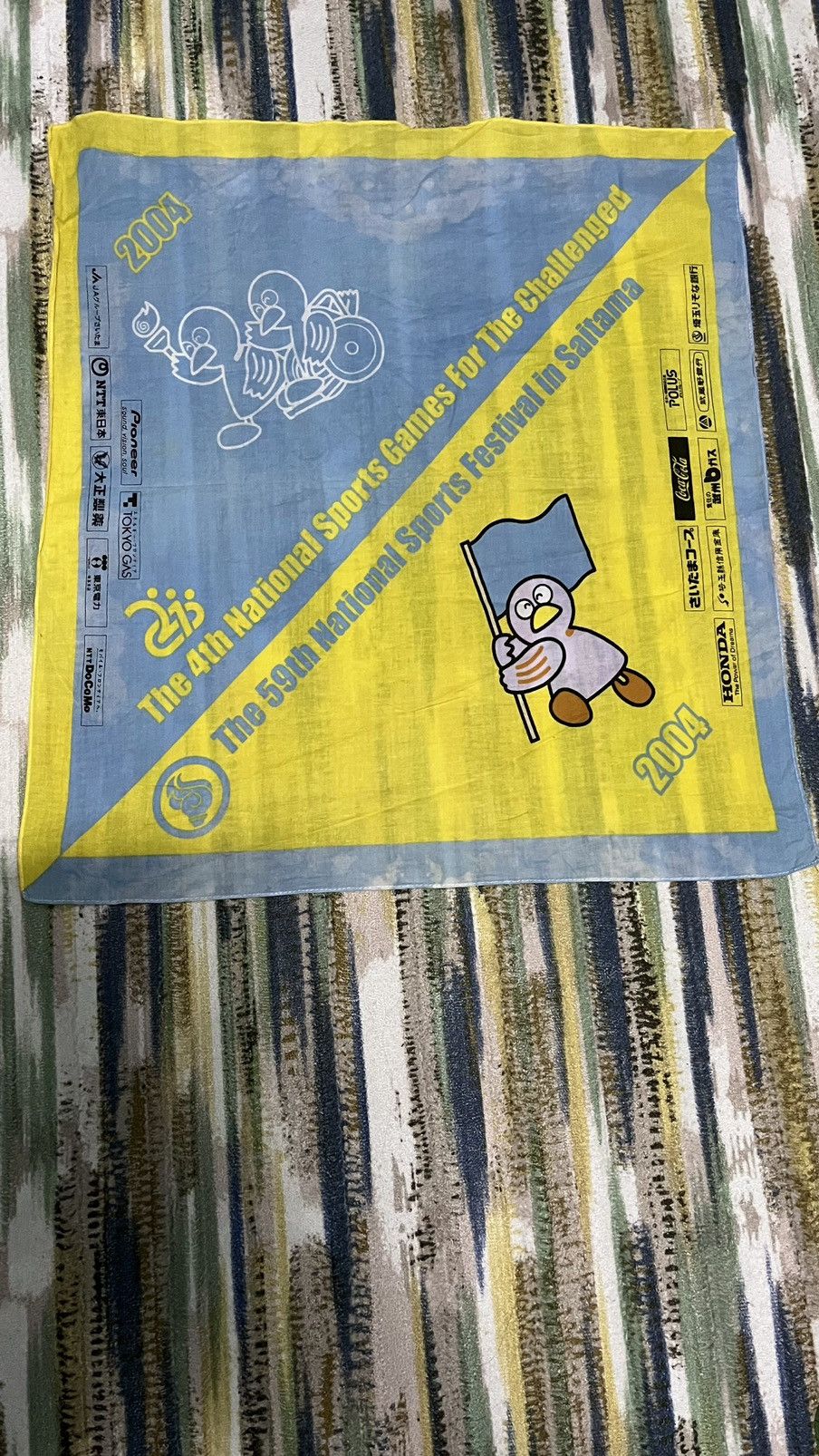 Honda Vintage HONDA Handkerchief Neckerchief Bandana Size ONE SIZE - 3 Thumbnail