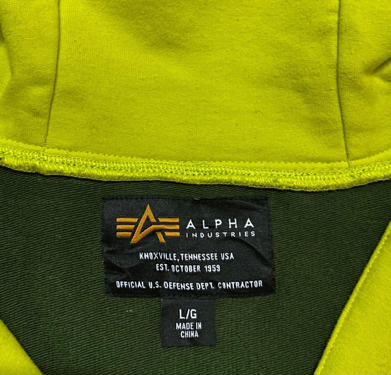 Alpha Industries ALPHA INDUSTRIES Half Zipper Hoodie Size US L / EU 52-54 / 3 - 5 Thumbnail