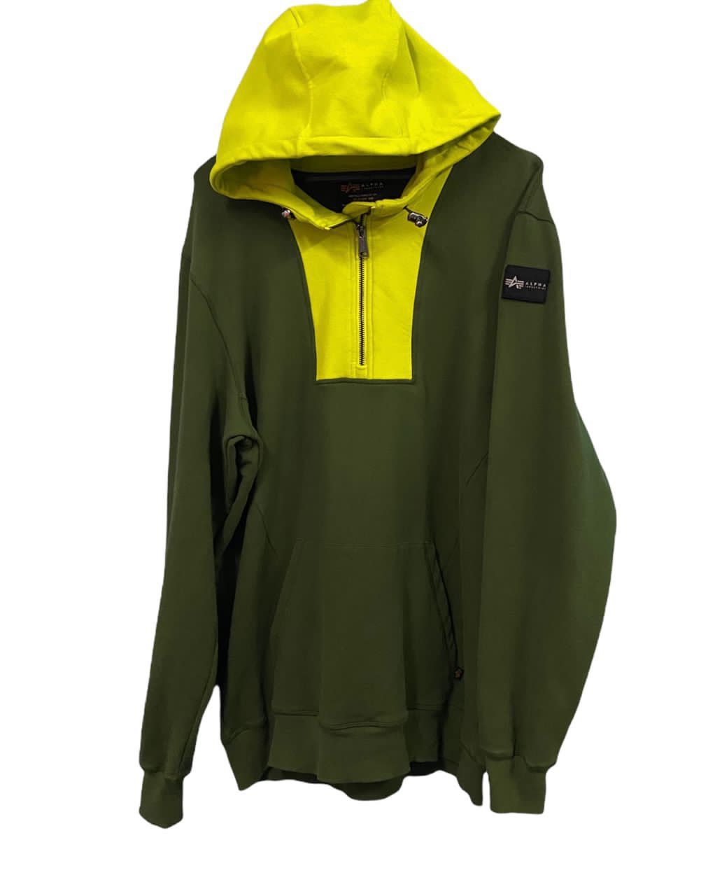 Alpha Industries ALPHA INDUSTRIES Half Zipper Hoodie Size US L / EU 52-54 / 3 - 1 Thumbnail