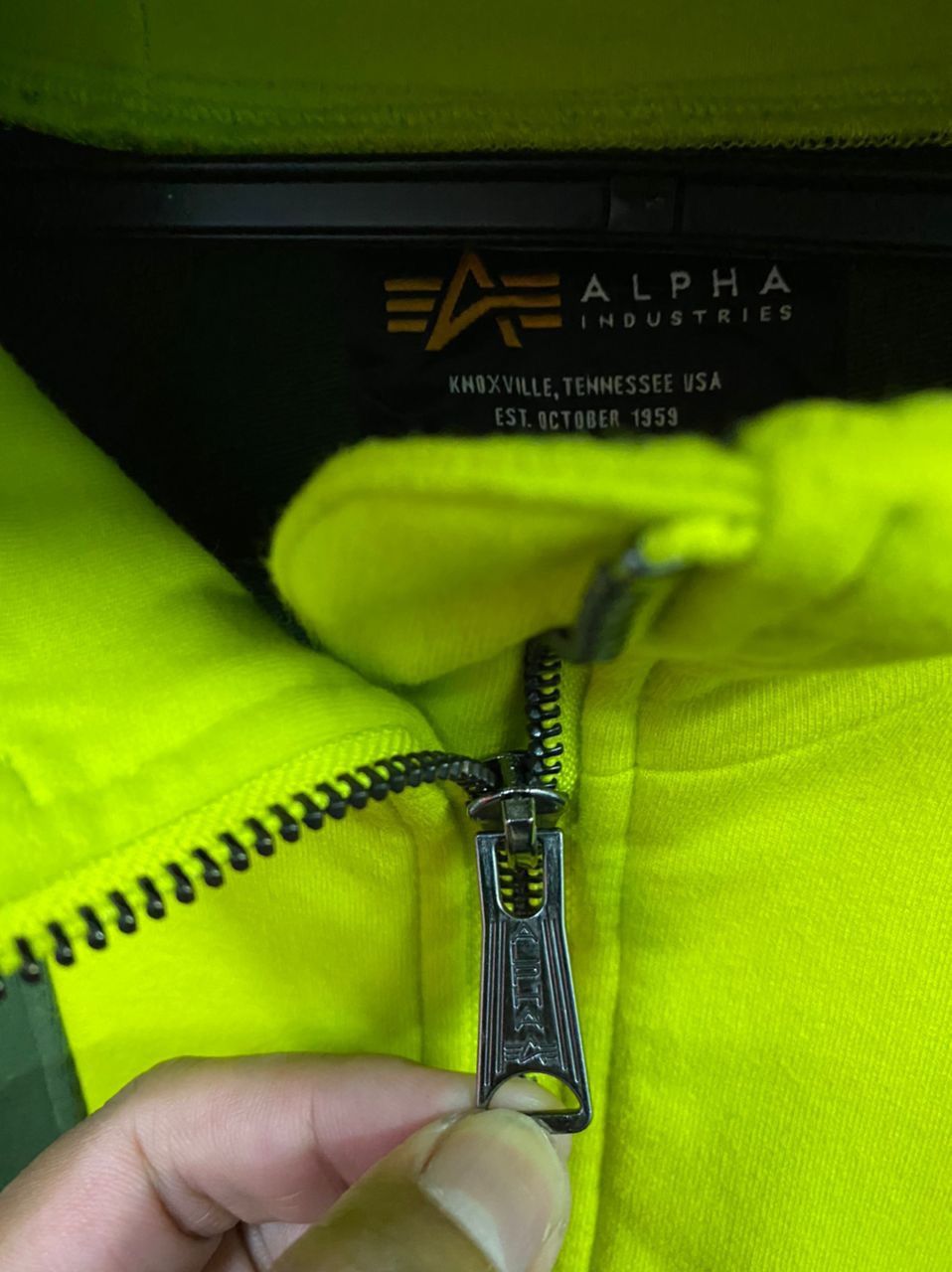 Alpha Industries ALPHA INDUSTRIES Half Zipper Hoodie Size US L / EU 52-54 / 3 - 4 Thumbnail