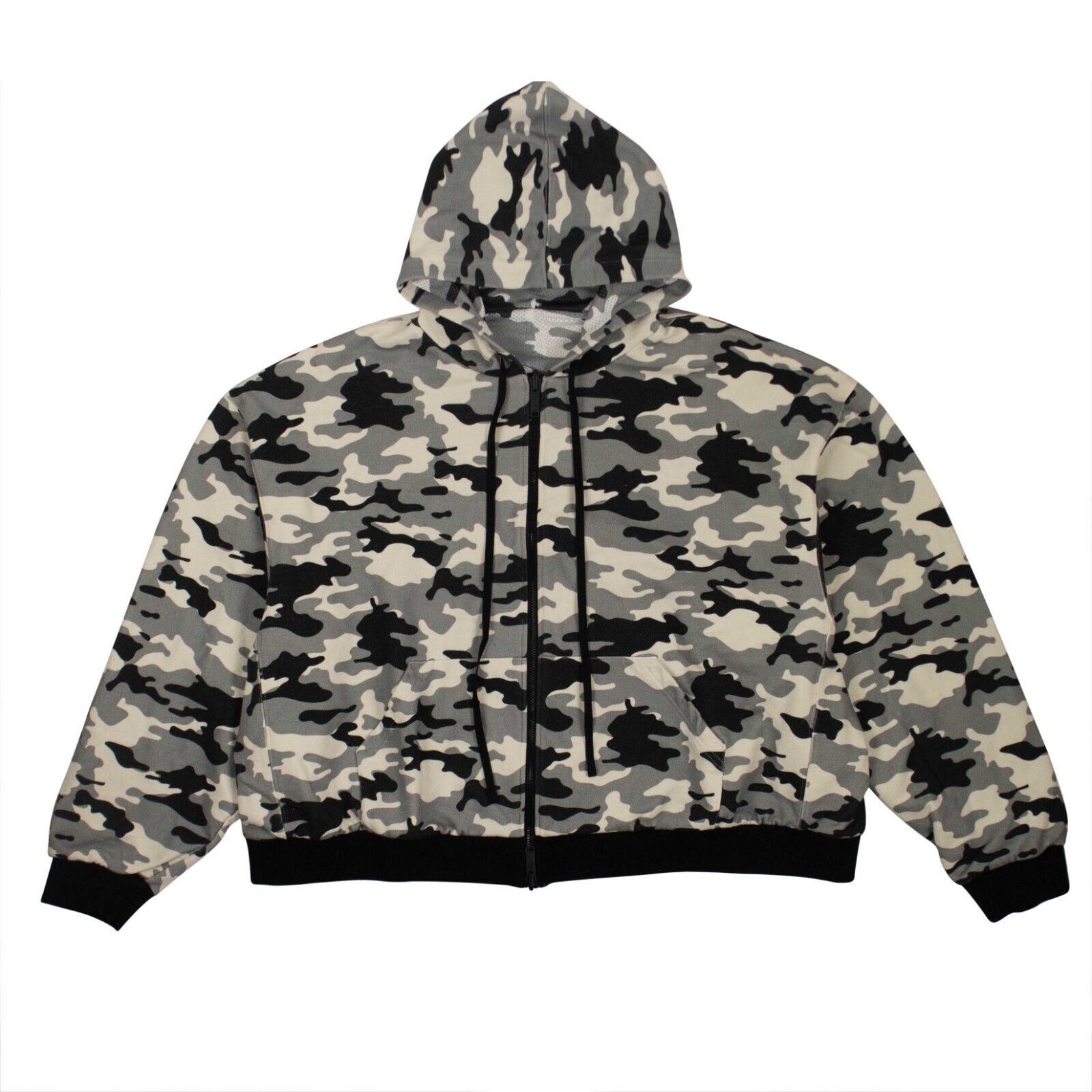 Unravel Project Grey Multi Camo Terry Rev Zip Hoodie Size XL Size US XL / EU 56 / 4 - 1 Thumbnail