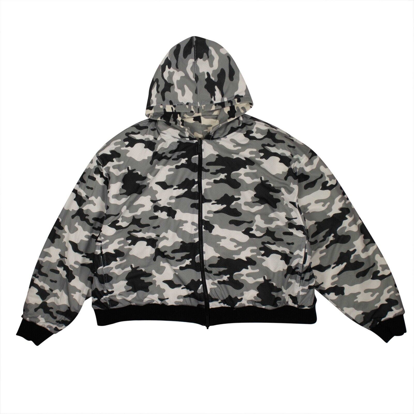 Unravel Project Grey Multi Camo Terry Rev Zip Hoodie Size XL Size US XL / EU 56 / 4 - 2 Thumbnail