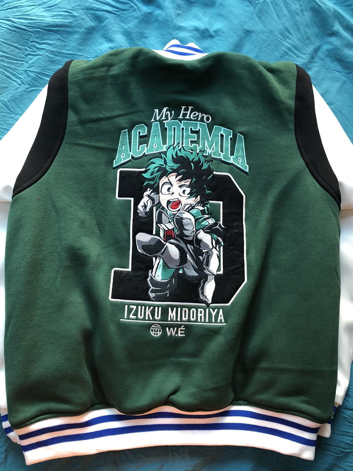FTH x My hero academia varsity jacket