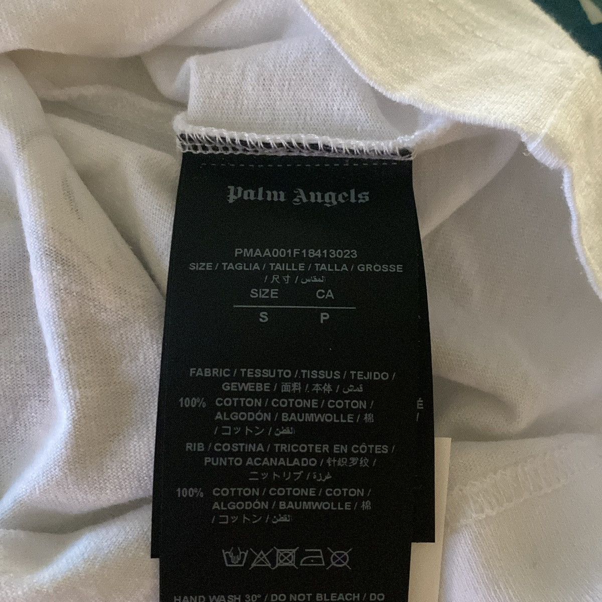 Palm Angels Palm Angels Racing Tee (White) Size US S / EU 44-46 / 1 - 3 Thumbnail