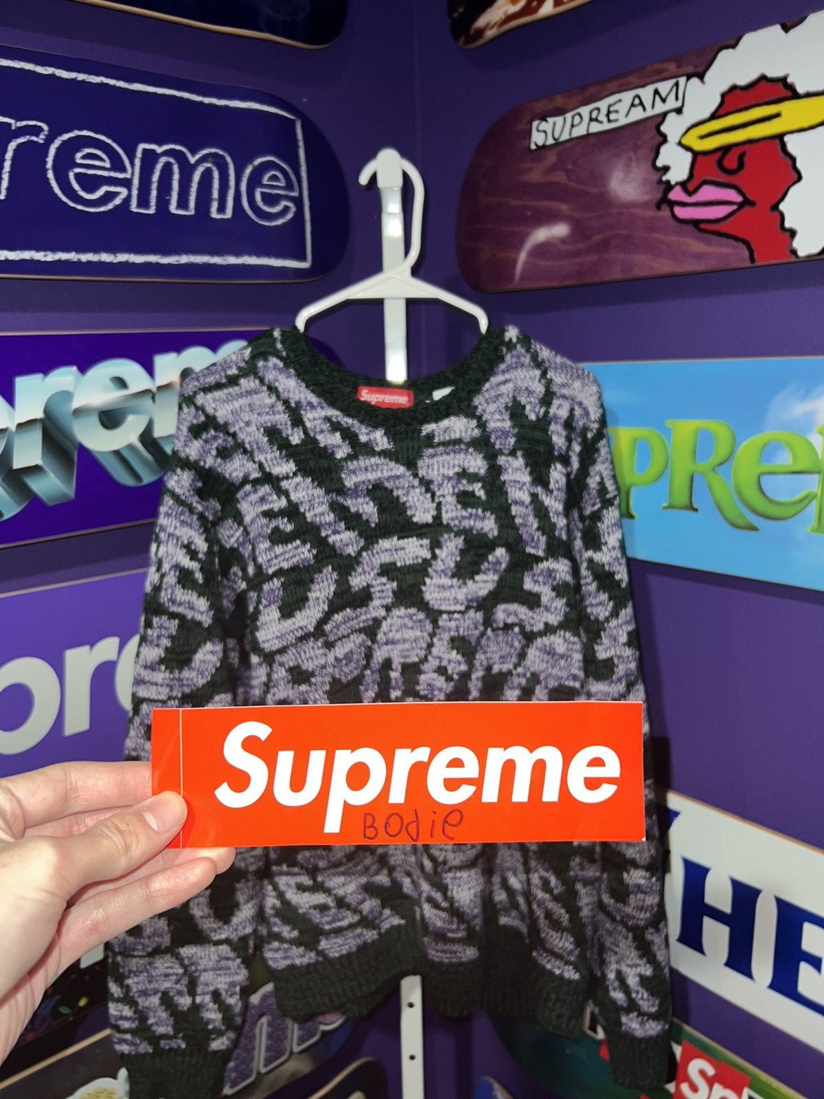 Supreme Supreme Stacked Sweater | Grailed