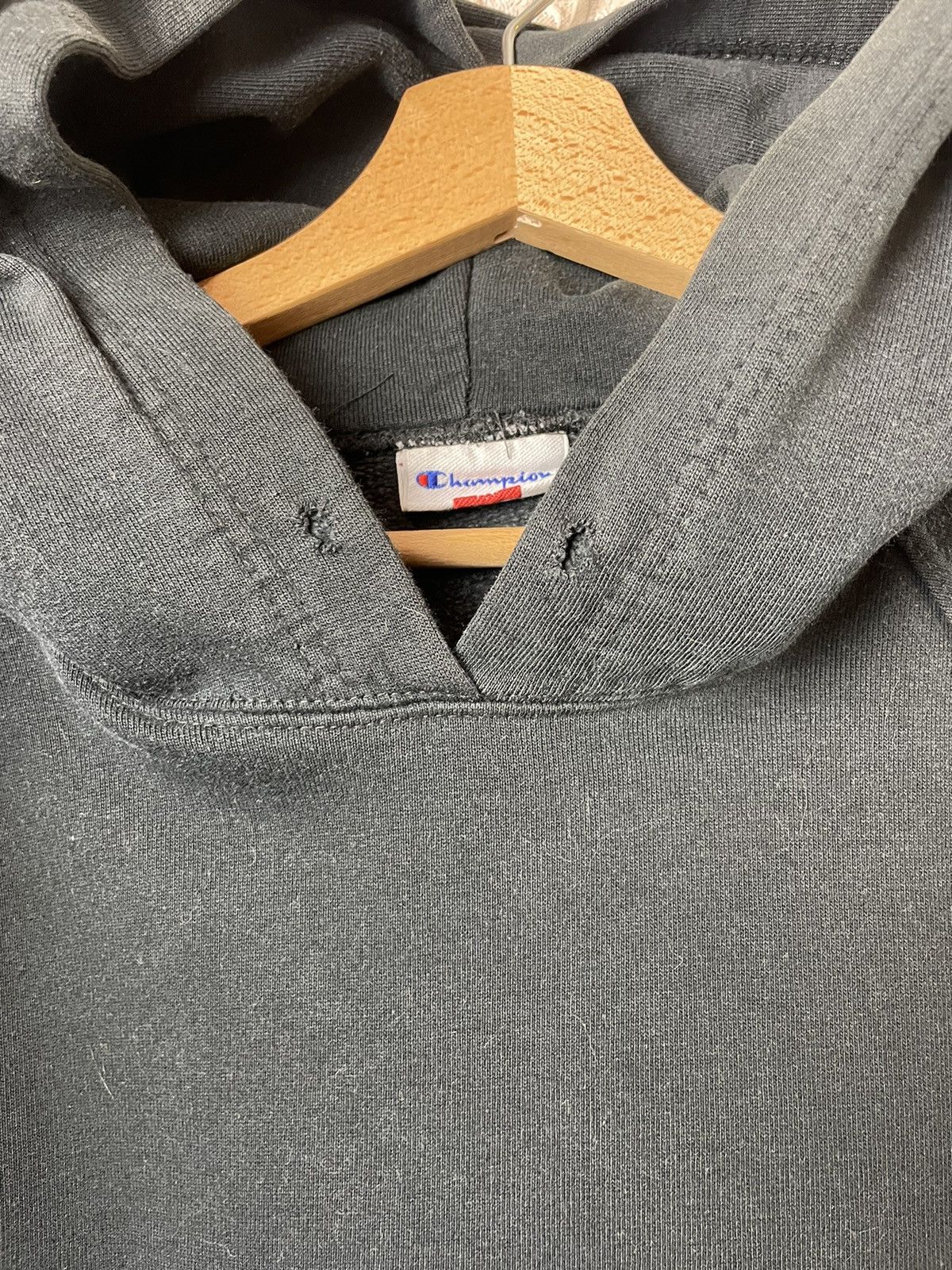 Champion × Vintage Vintage Striped Champion Hoodie big logo y2k Size US XL / EU 56 / 4 - 6 Thumbnail