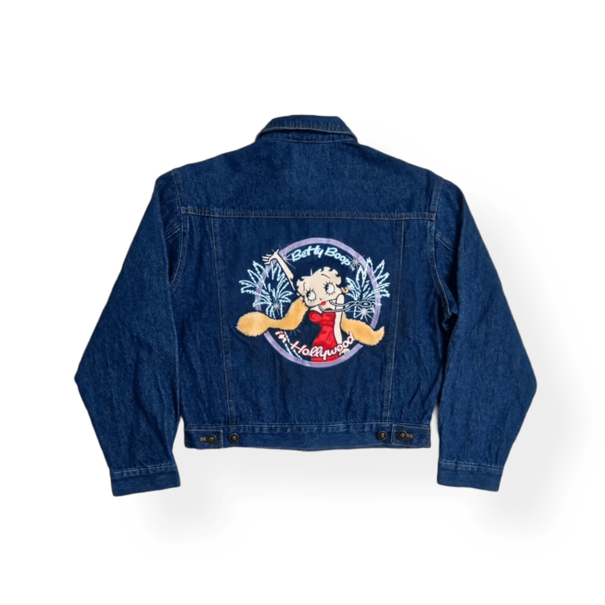 Universal Studios 2003 Universal Studios™️ Betty Boop cropped denim jacket Size M / US 6-8 / IT 42-44 - 1 Thumbnail