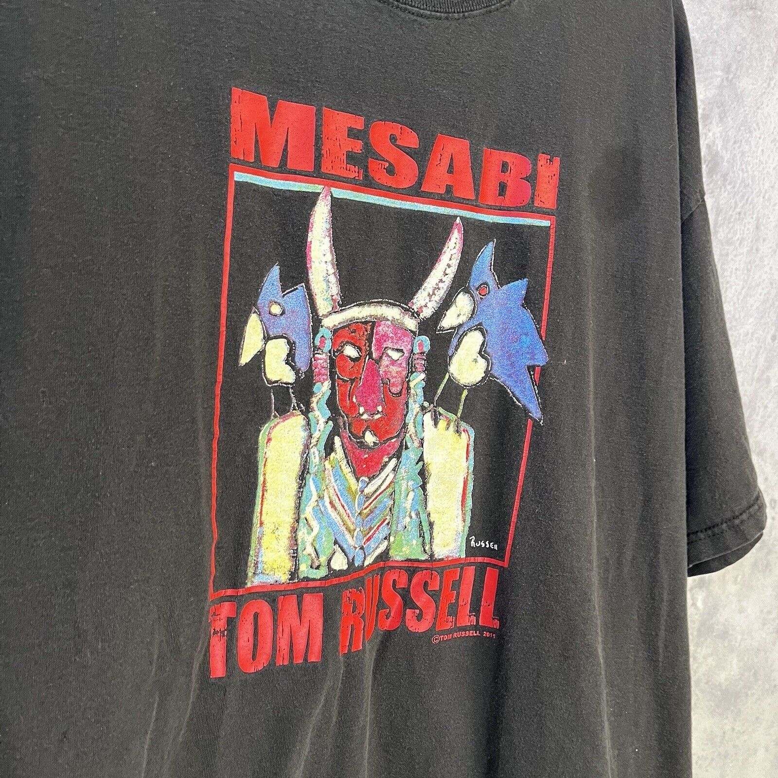 Band Tees Tom Russell Mesabi T Shirt 2011 Band Tee Short Sleeve 2XL Size US XXL / EU 58 / 5 - 5 Thumbnail