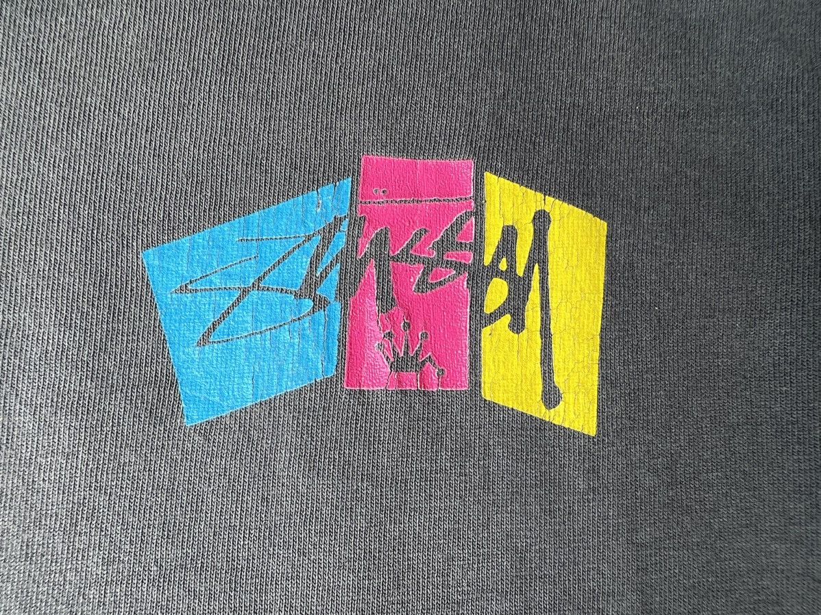 Stussy × Vintage VINTAGE STUSSY SUNFADED BLOCK PRINT LOGO SHIRT Size US M / EU 48-50 / 2 - 8 Thumbnail