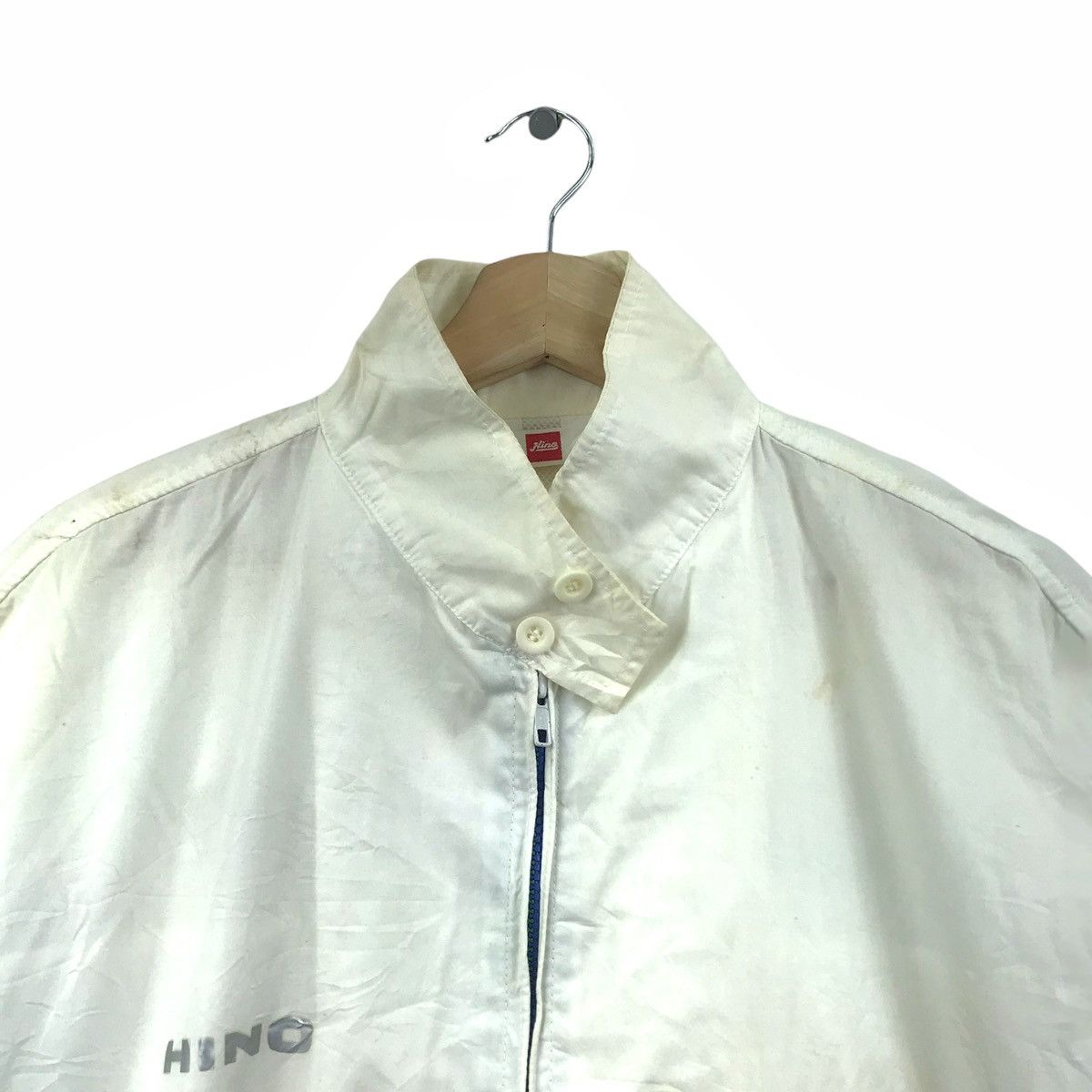 Vintage HINO SUPER DOLPHIN Profia Racing Bomber Windbreaker Jacket Size US XL / EU 56 / 4 - 2 Thumbnail