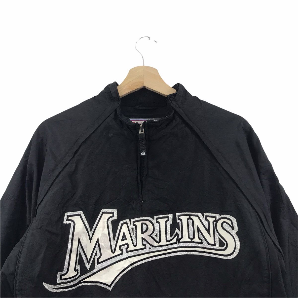 Vintage MIAMI MARLINS MLB Major League Baseball Majestic Jacket Size US M / EU 48-50 / 2 - 2 Thumbnail