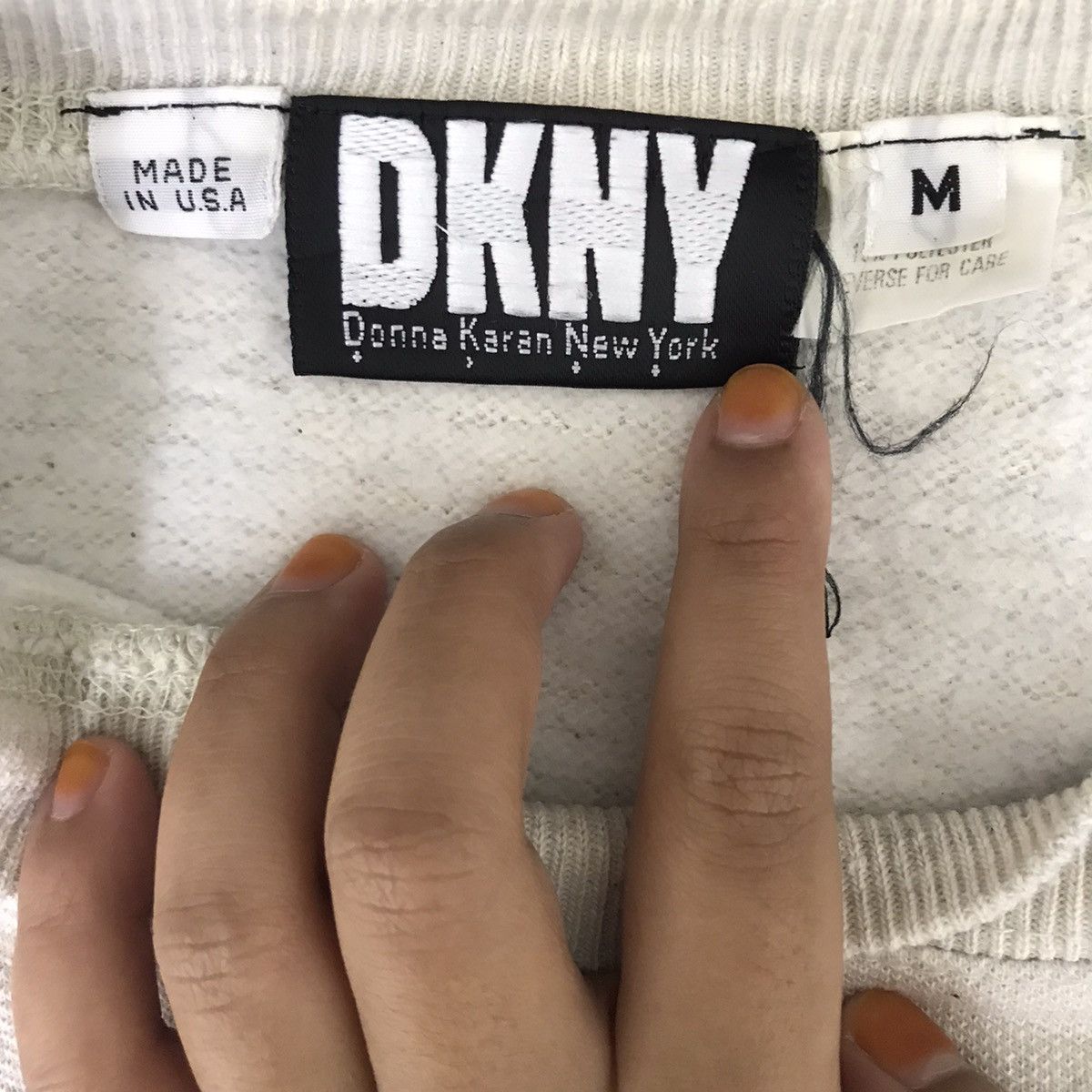 DKNY DKNY DONNA KARAN New York Black Grey Sweatshirt Size US M / EU 48-50 / 2 - 4 Thumbnail