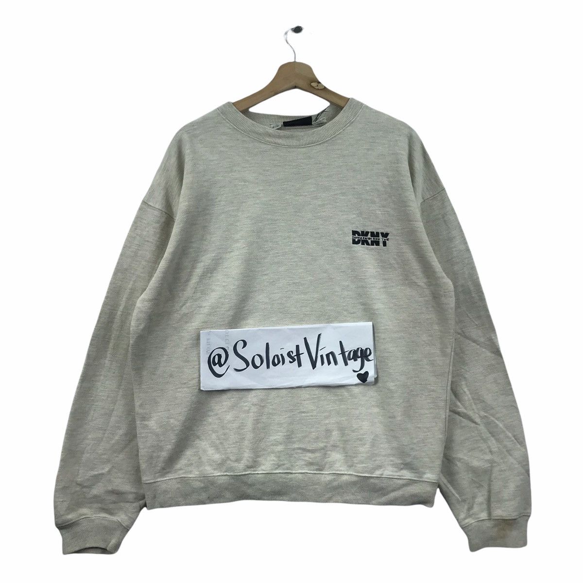 DKNY DKNY DONNA KARAN New York Black Grey Sweatshirt Size US M / EU 48-50 / 2 - 1 Thumbnail