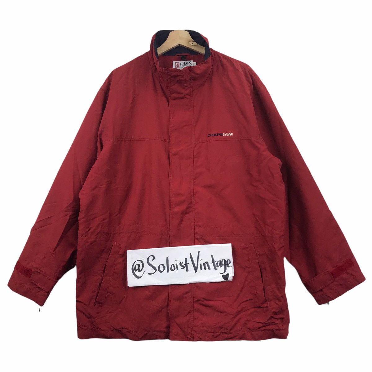Chaps Ralph Lauren CHAPS RALPH LAUREN Red Parka Long Jacket Size US XXL / EU 58 / 5 - 1 Thumbnail