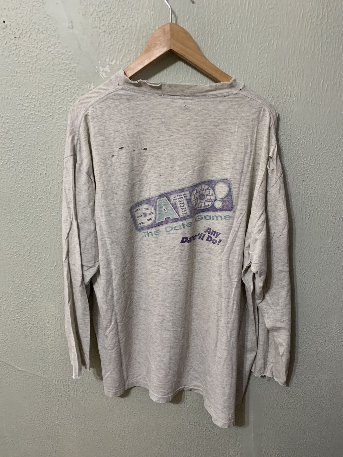 Vintage Vintage Minnesota Lottery Loon Thrashed Longsleeve Size US XL / EU 56 / 4 - 9 Thumbnail