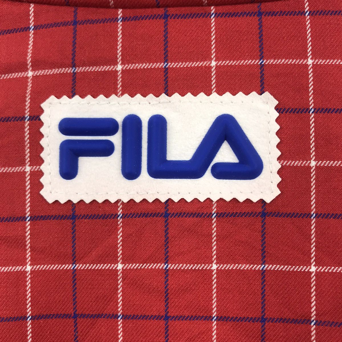 Fila Vintage FILA INTERNATIONAL SPORTS Check Tartan Bomber Jacket Size US L / EU 52-54 / 3 - 8 Thumbnail