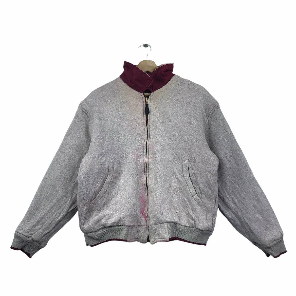 Vintage HILL CROP PRINCETONE Song Index Reversible Bomber Jacket Size US M / EU 48-50 / 2 - 6 Thumbnail
