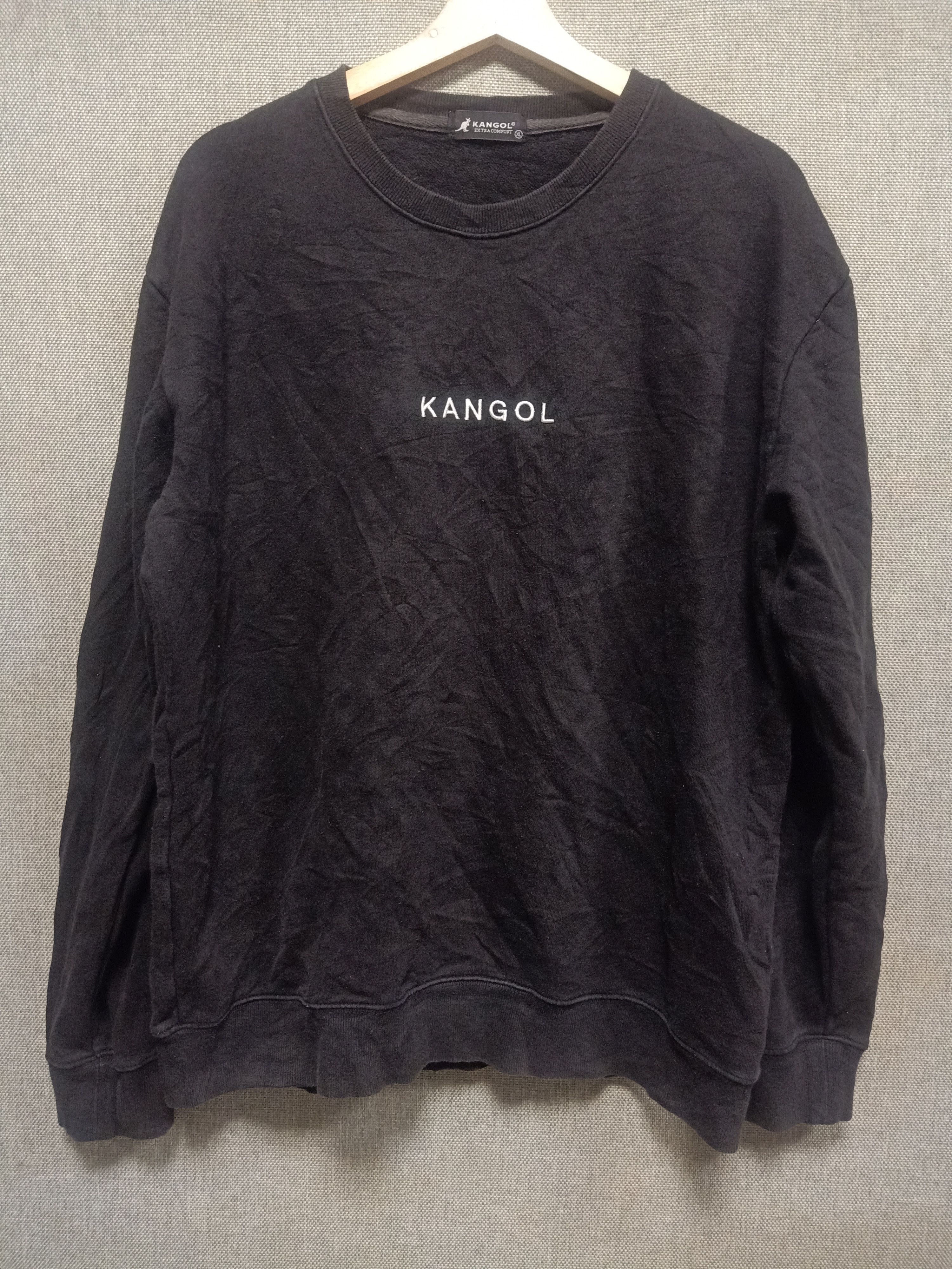 sweatshirt kangol spell out embroidered