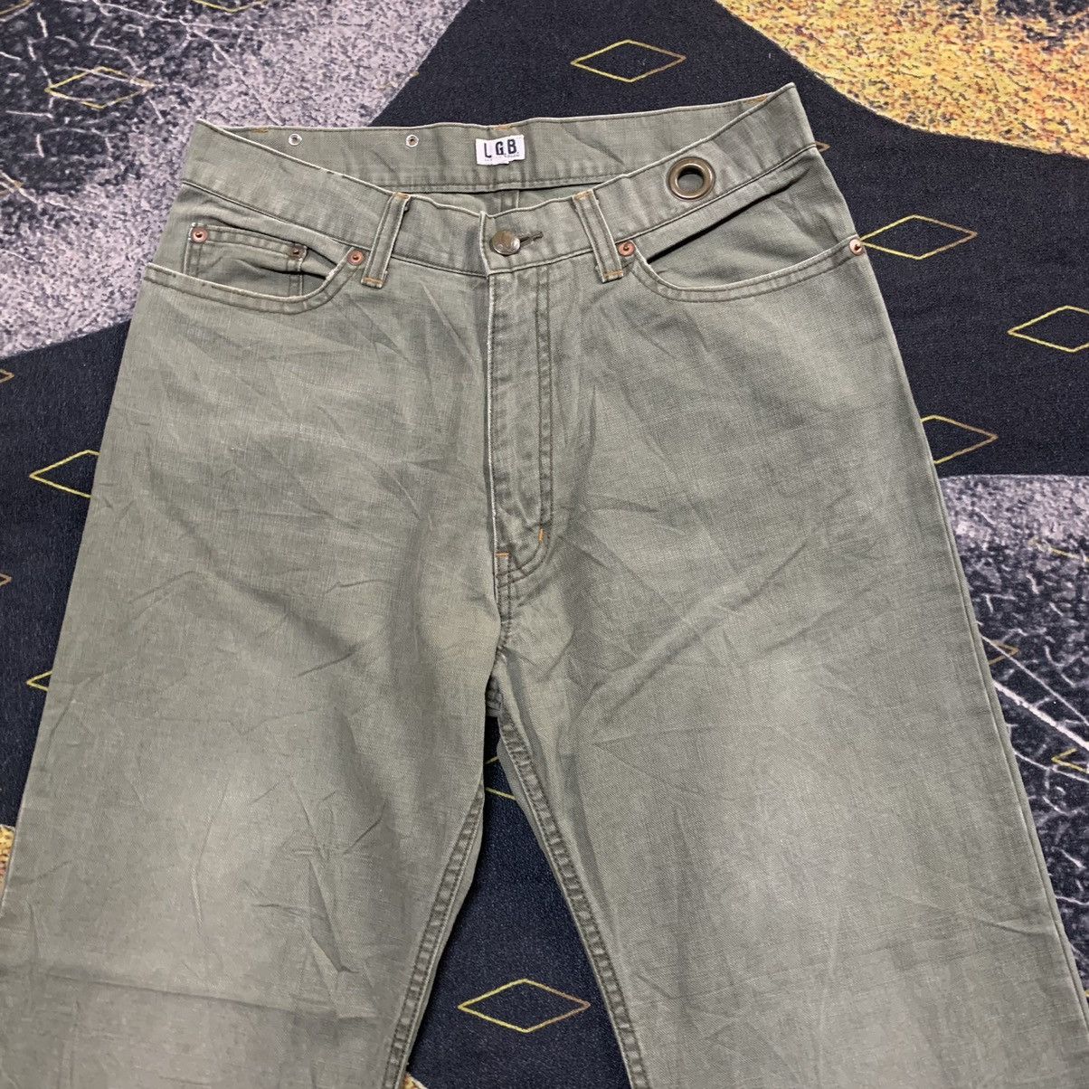 If Six Was Nine × Le Grande Bleu (L.G.B.) × Vintage If Six Was Nine Le Grand Bleu (LGB) Straight Leg Pants Size US 29 - 3 Thumbnail