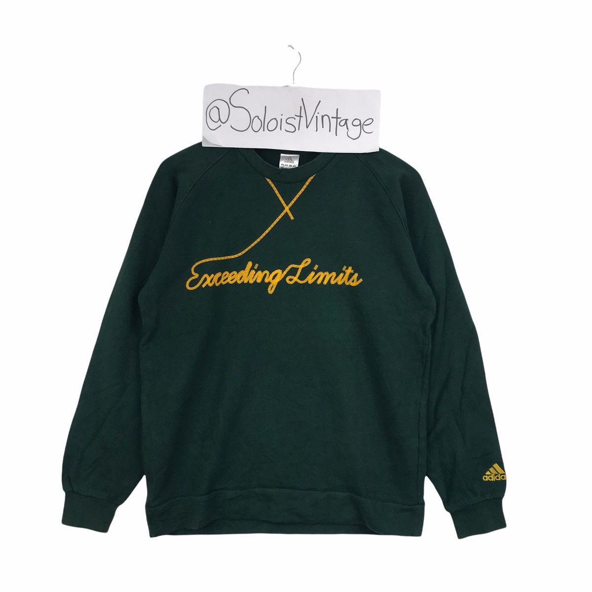 Adidas ADIDAS EQUIPMENT Exceeding Limits Green Sweatshirt Size US L / EU 52-54 / 3 - 1 Thumbnail