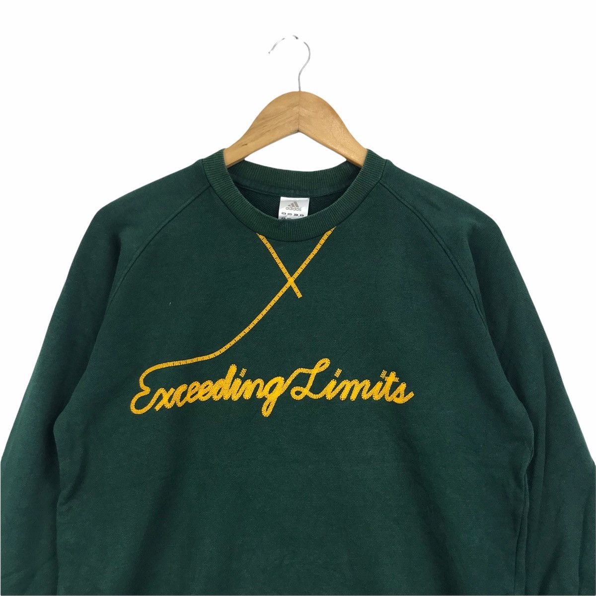 Adidas ADIDAS EQUIPMENT Exceeding Limits Green Sweatshirt Size US L / EU 52-54 / 3 - 3 Thumbnail