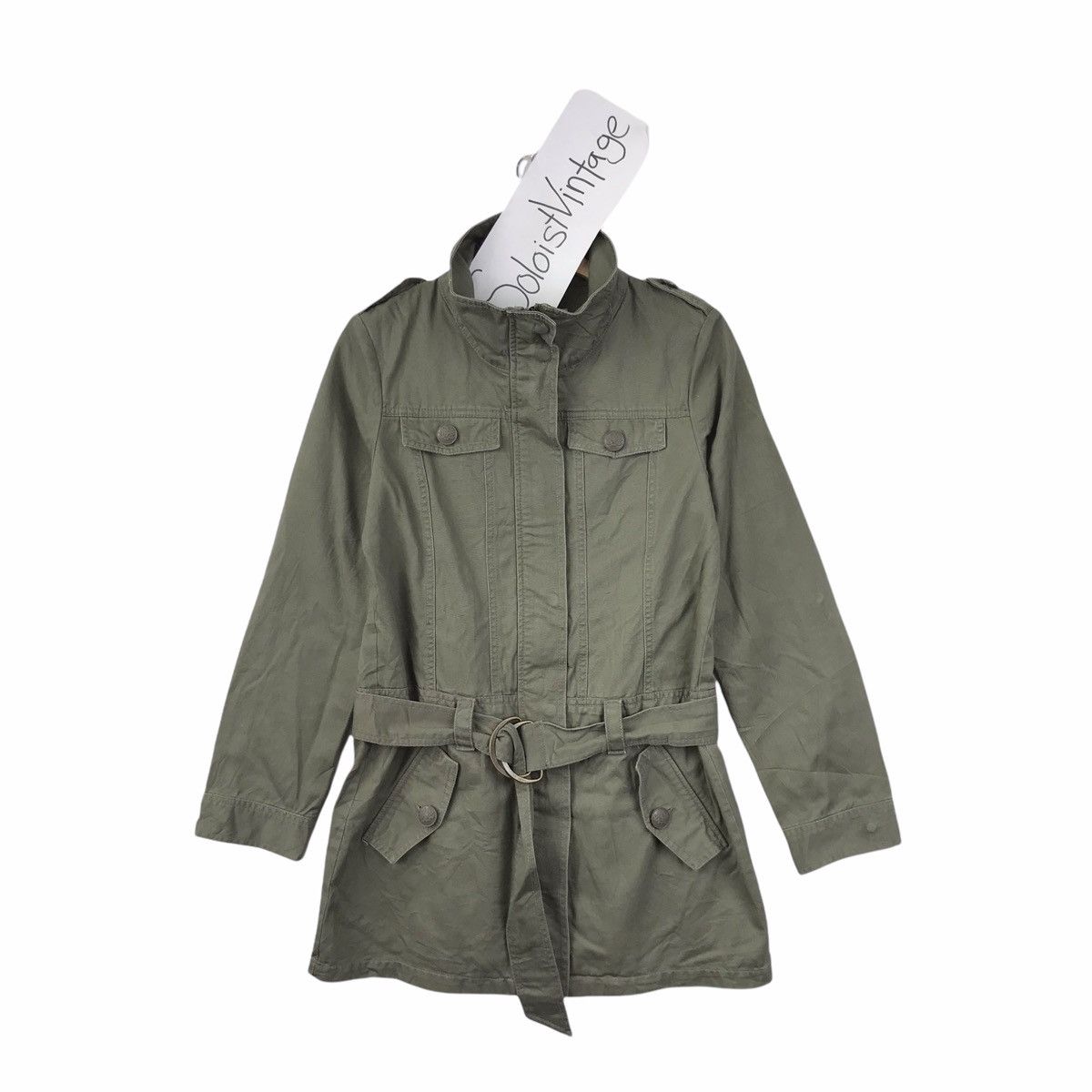 Japanese Brand COLZA Japanese Brand Green Army Parka Jacket Size US L / EU 52-54 / 3 - 1 Thumbnail