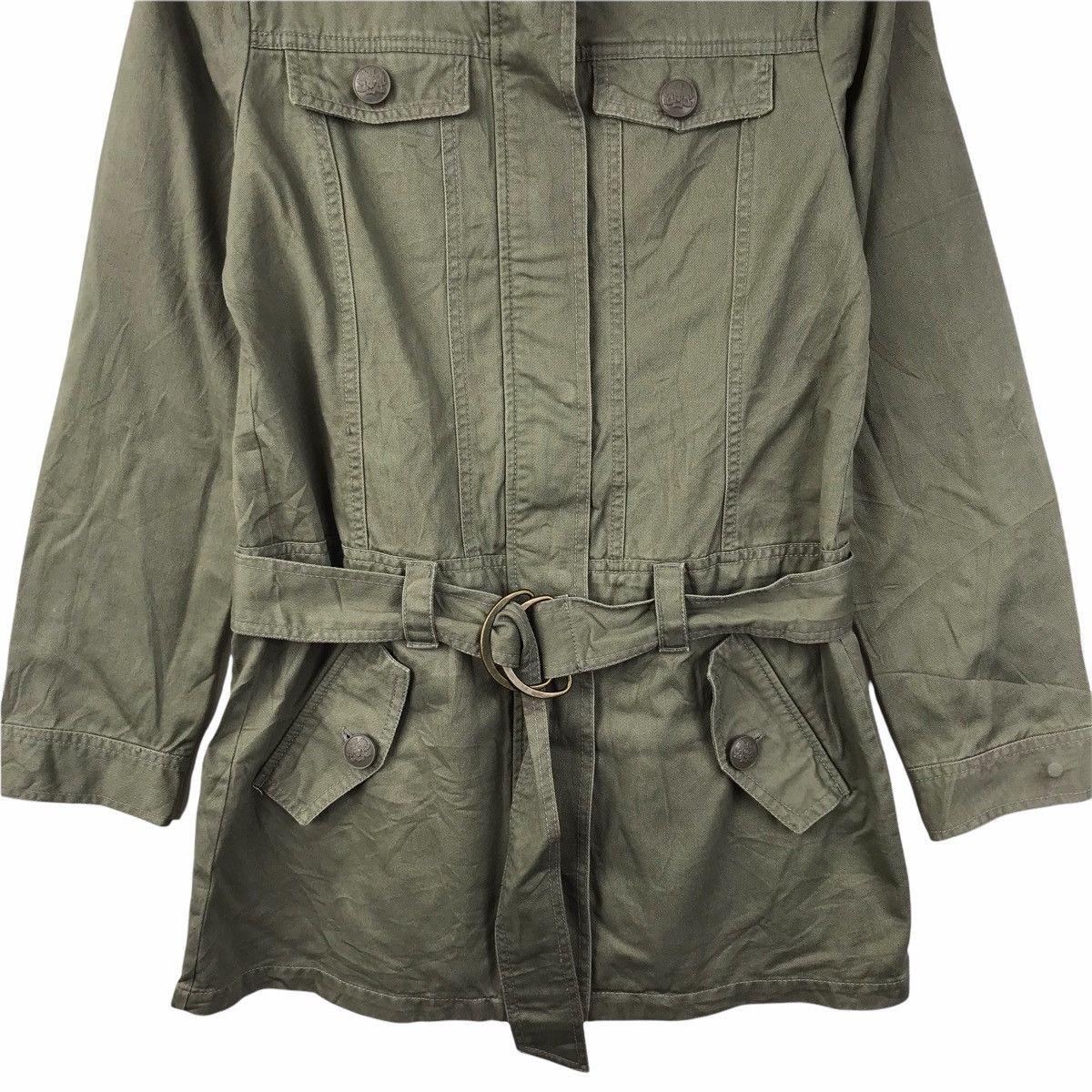 Japanese Brand COLZA Japanese Brand Green Army Parka Jacket Size US L / EU 52-54 / 3 - 6 Thumbnail