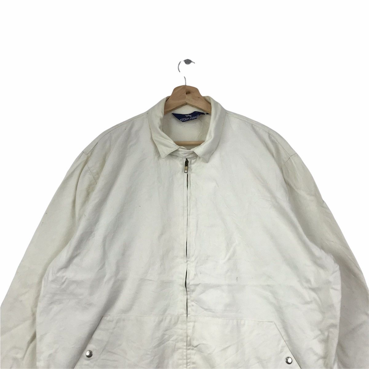 Steeplechase Vintage STEEPLECHASE Sportswear White Jacket Size US XL / EU 56 / 4 - 3 Thumbnail
