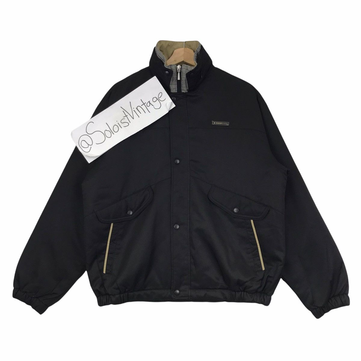Dunlop DUNLOP MOTORSPORT RACING Black Bomber Jacket Size US L / EU 52-54 / 3 - 1 Thumbnail