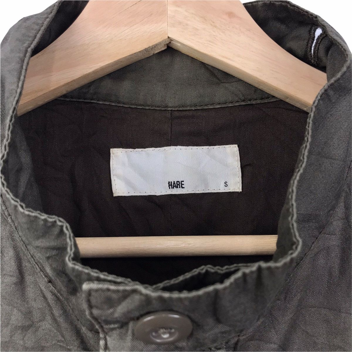 HARE HARE Japanese Brand Green Parka Fish Tail Jacket Size US S / EU 44-46 / 1 - 4 Thumbnail