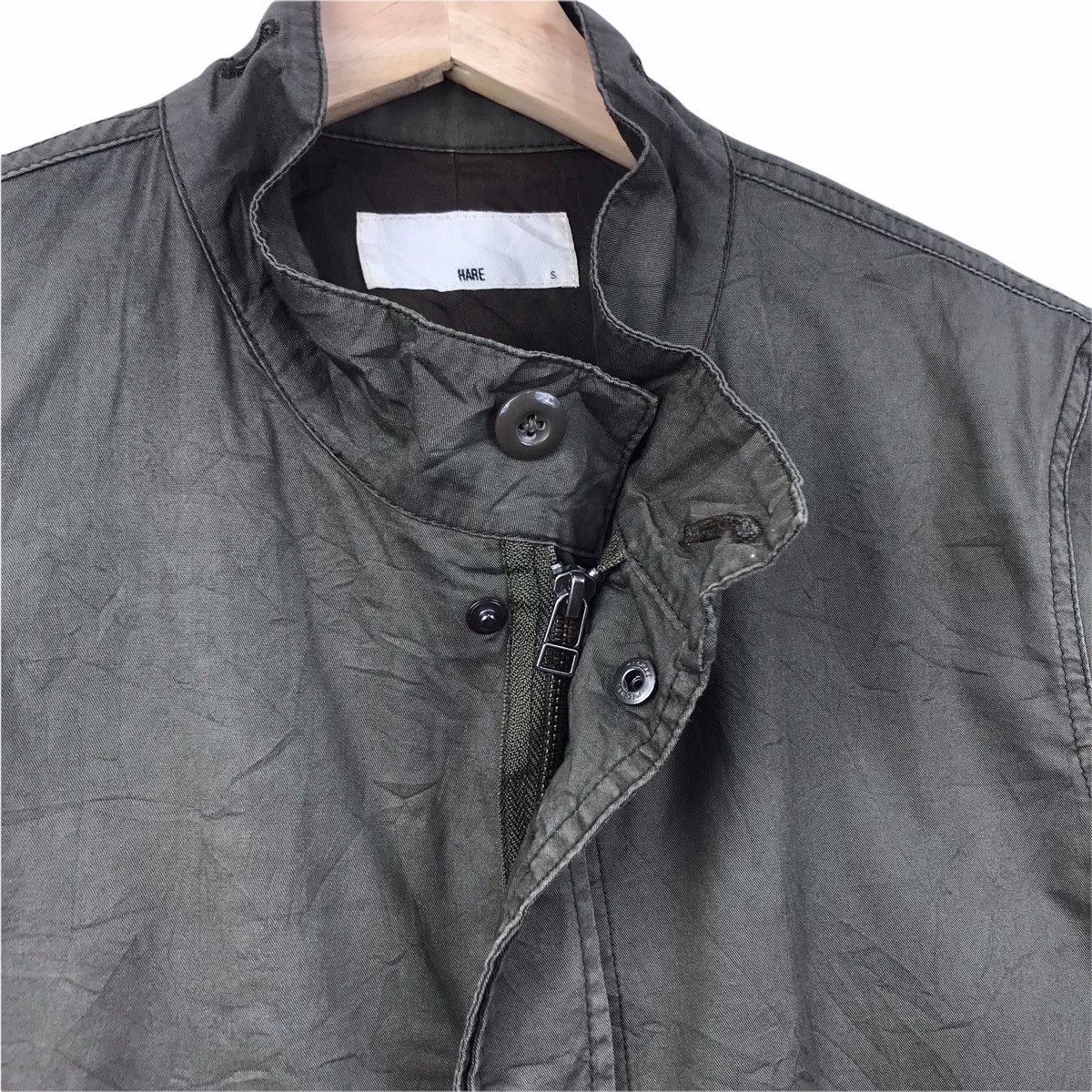 HARE HARE Japanese Brand Green Parka Fish Tail Jacket Size US S / EU 44-46 / 1 - 5 Thumbnail