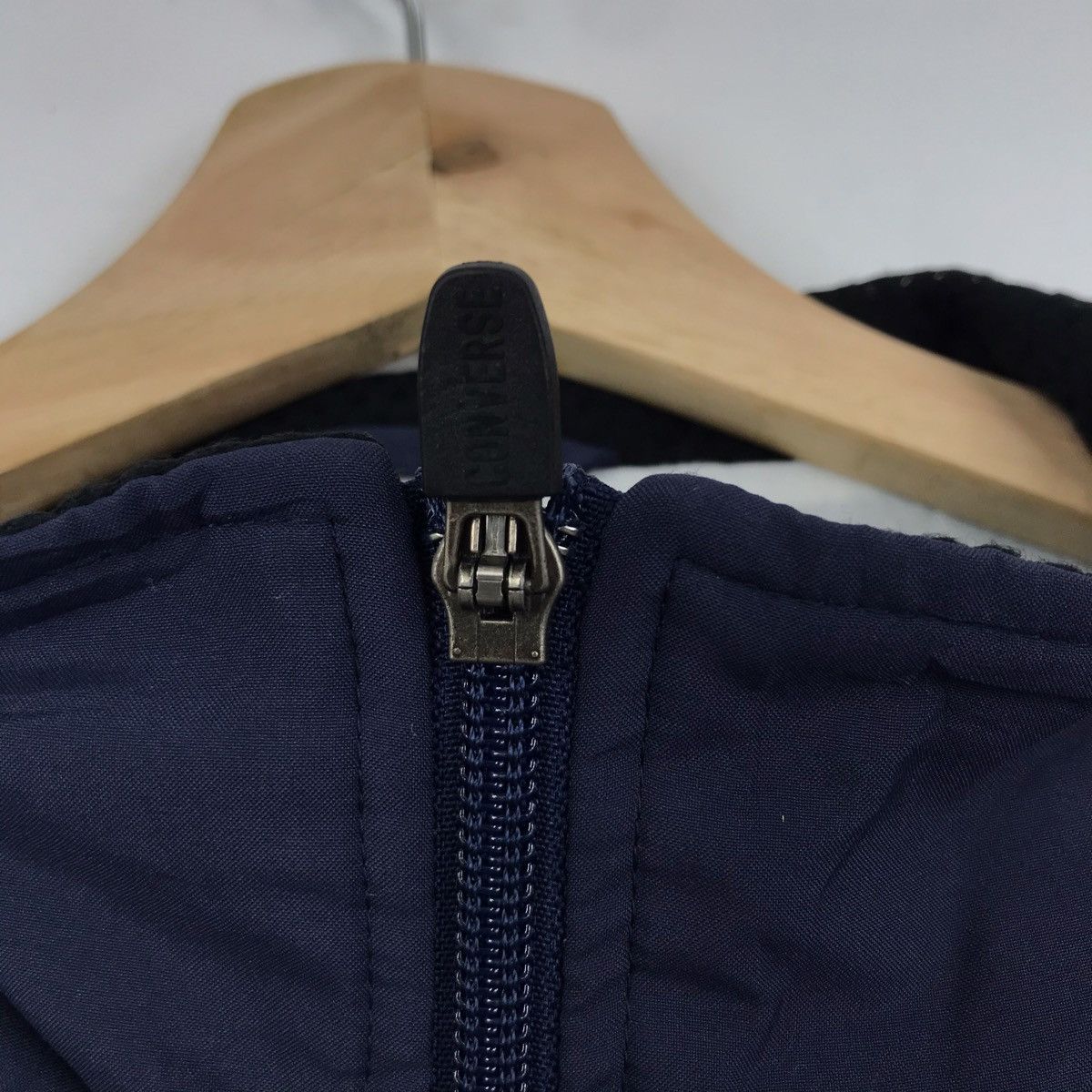 Converse CONVERSE USA Japanese Brand Blue Long Windbreaker Jacket Size US L / EU 52-54 / 3 - 8 Thumbnail