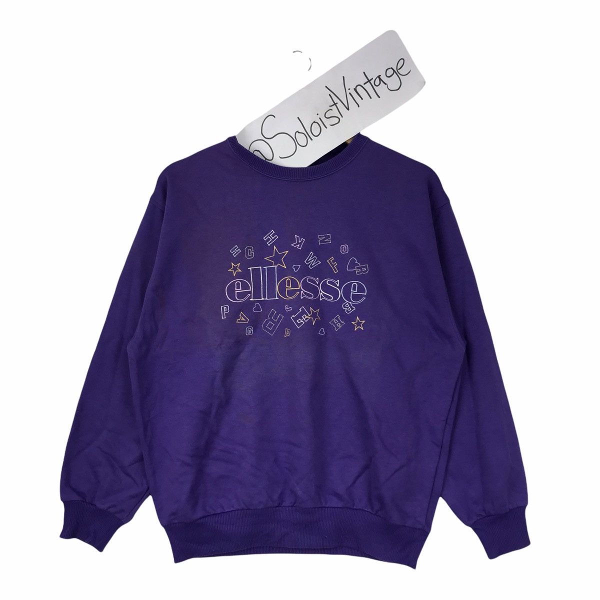 Ellesse Vintage ELLESSE ITALY Embroidered Sportswear Purple Size US M / EU 48-50 / 2 - 1 Thumbnail