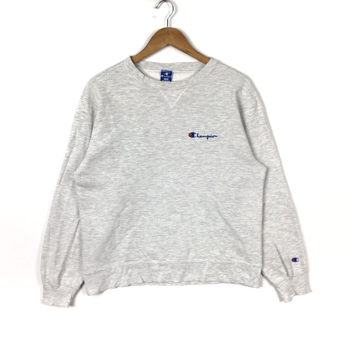 Champion Vintage CHAMPION SCRIPT USA Small Logo Sportswear Sweatshirt Size US L / EU 52-54 / 3 - 1 Thumbnail