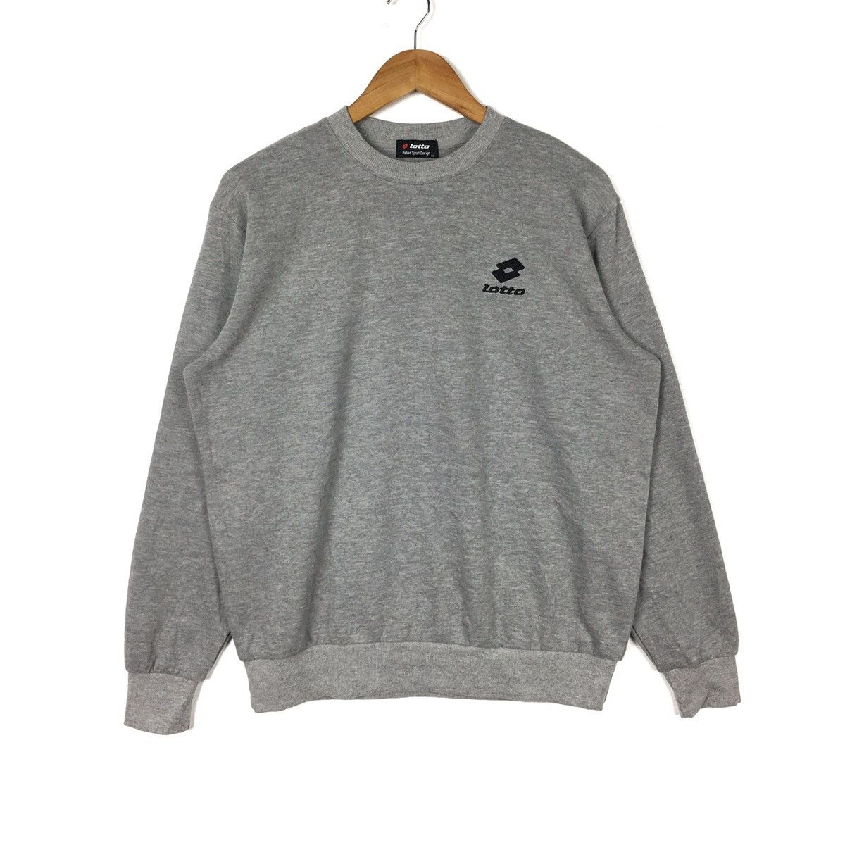 Lotto Sport LOTTO SPORT Small Logo Sportswear Grey Sweatshirt Size US L / EU 52-54 / 3 - 1 Thumbnail